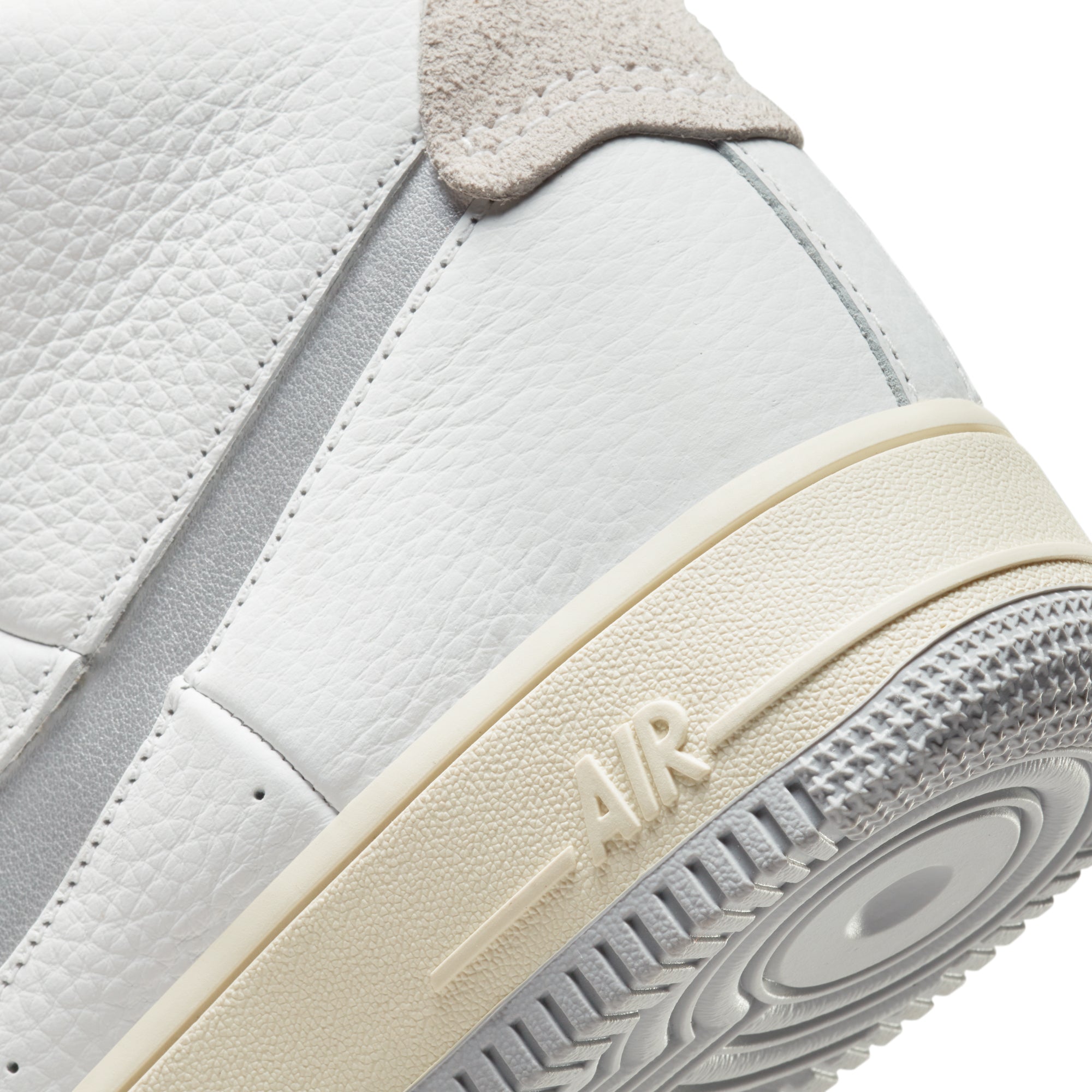 Nike Womens Air Force 1 SCULPT Shoes 'Summit White/Silver-Coconut Milk'