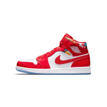 Air Jordan Mens 1 Mid SE Shoes 'Chile Red'