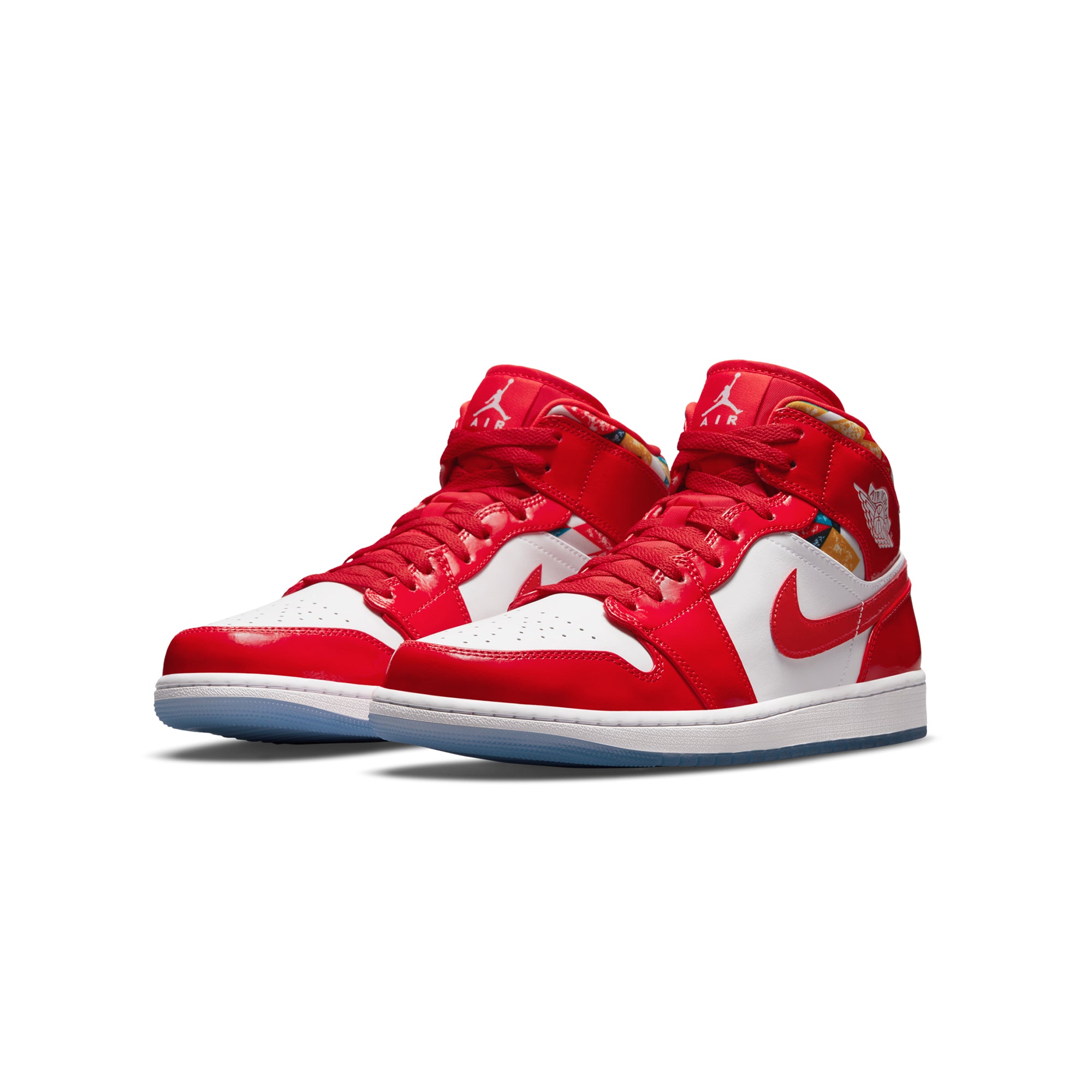 Air Jordan Mens 1 Mid SE Shoes 'Chile Red'