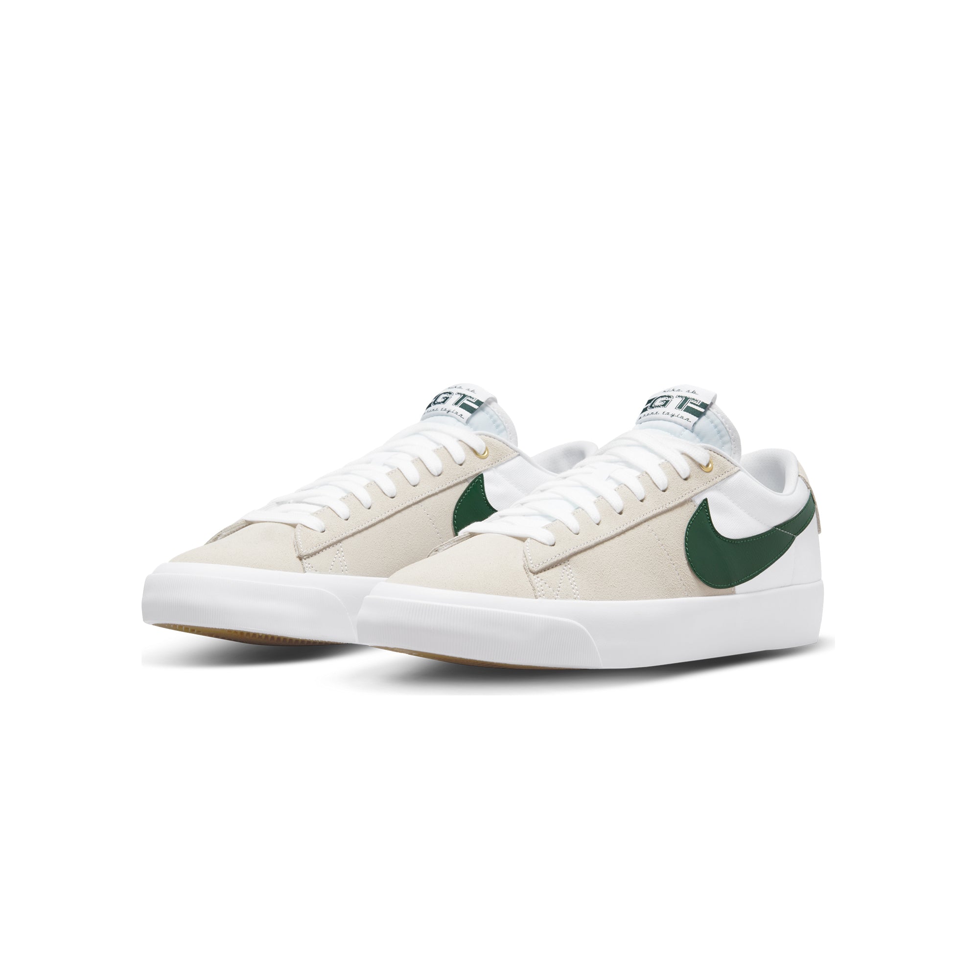 Nike SB Mens Zoom Blazer Low Pro GT Shoes  'White/Gum'