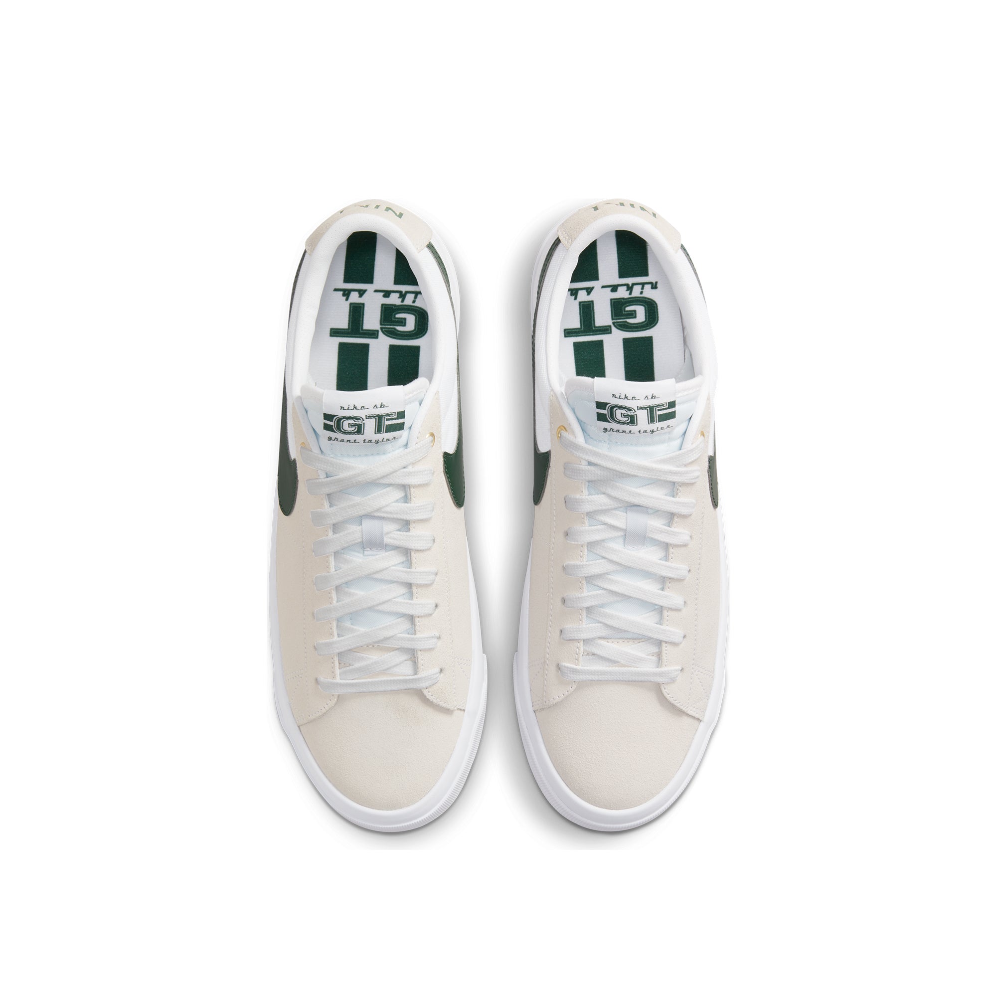 Nike SB Mens Zoom Blazer Low Pro GT Shoes  'White/Gum'