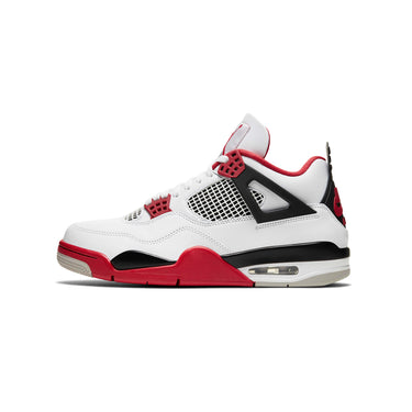 Air Jordan Mens 4 Retro 'Fire Red' Shoes