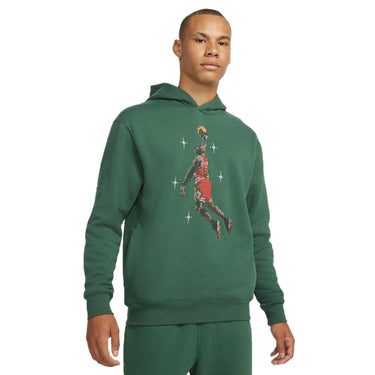 Air Jordan Mens Graphic Fleece Hoodie 'Noble Green'