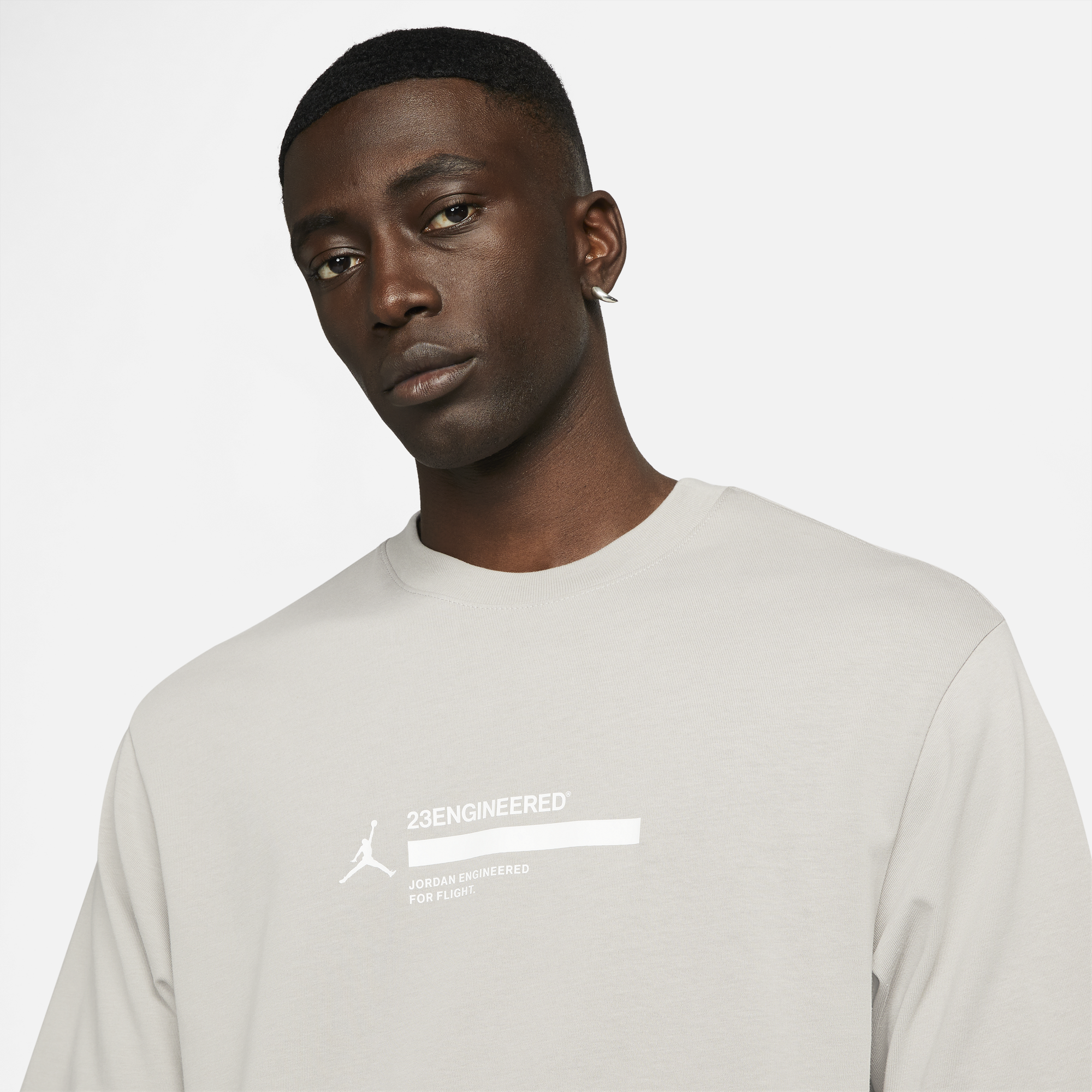 Air Jordan Mens 23 Engineered T-Shirt 'College Grey'