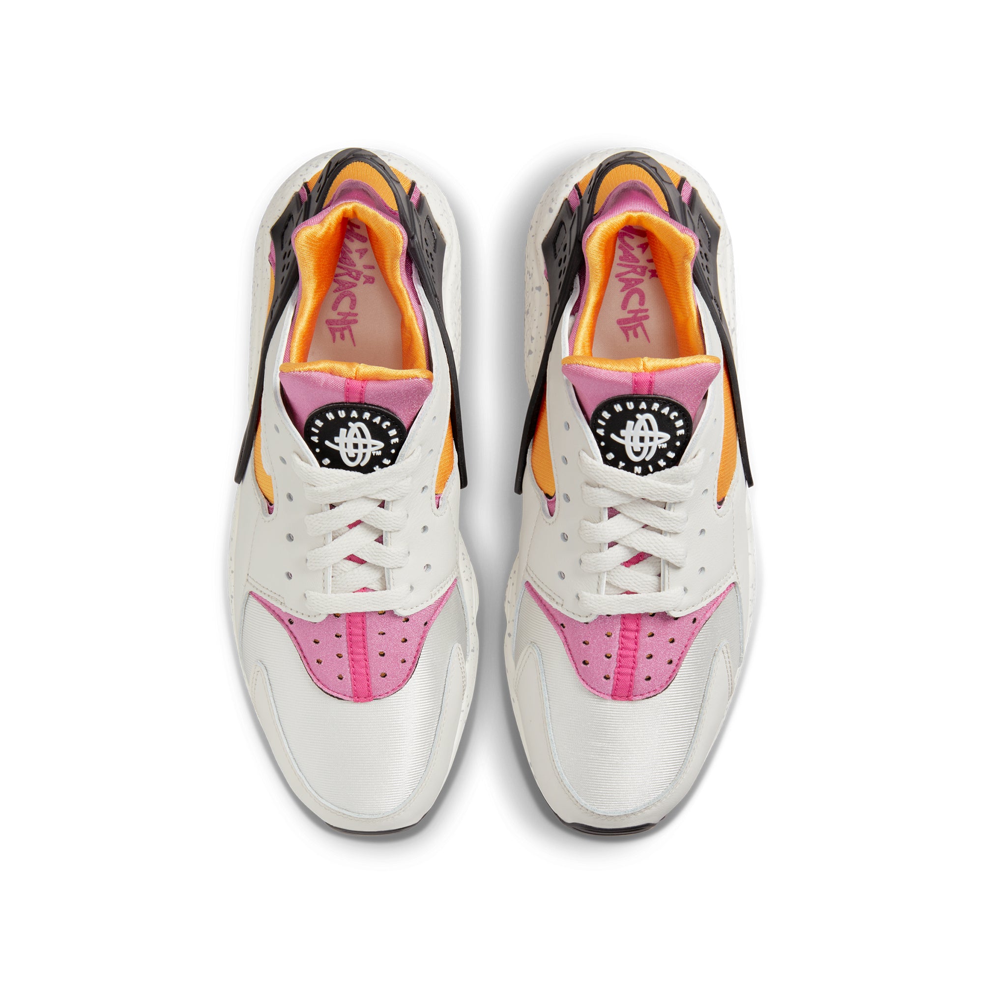 Nike Mens Air Huarache Shoes 'Light Bone/Lethal Pink'