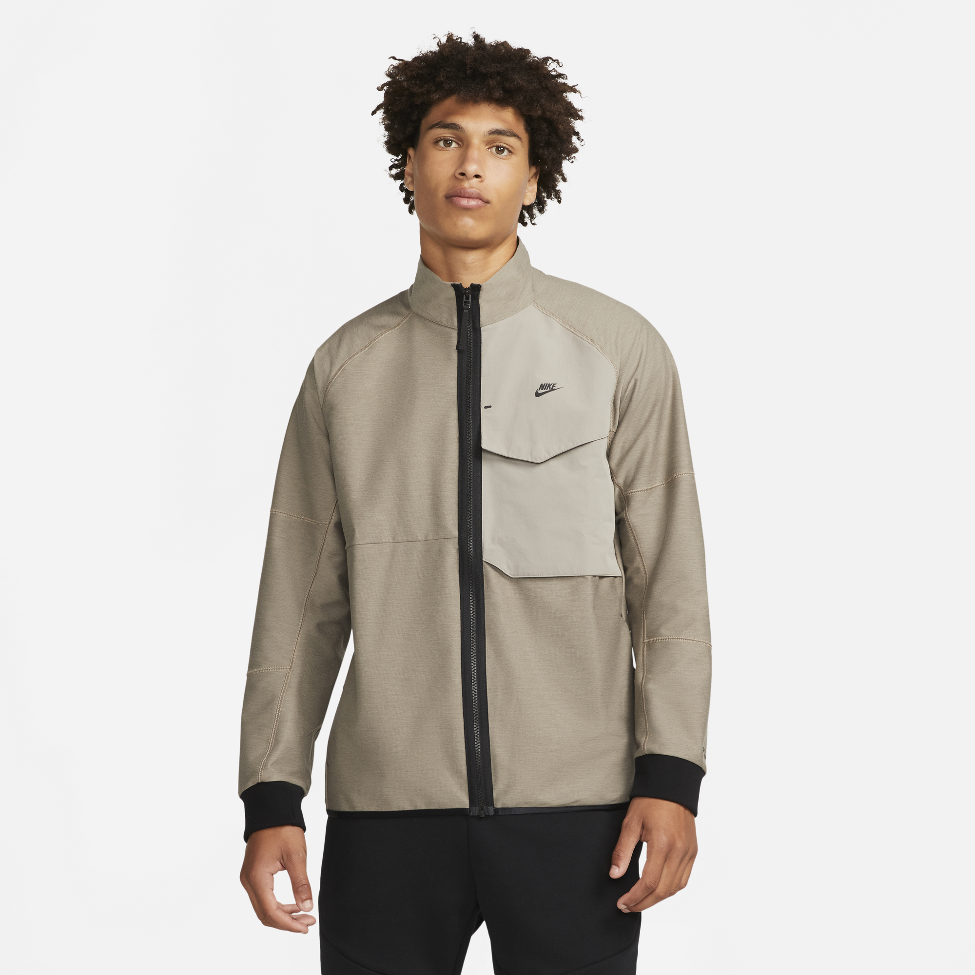 Nike Mens Sportswear Dri-Fit Tech Pack Jacket 'Moon Fossil'