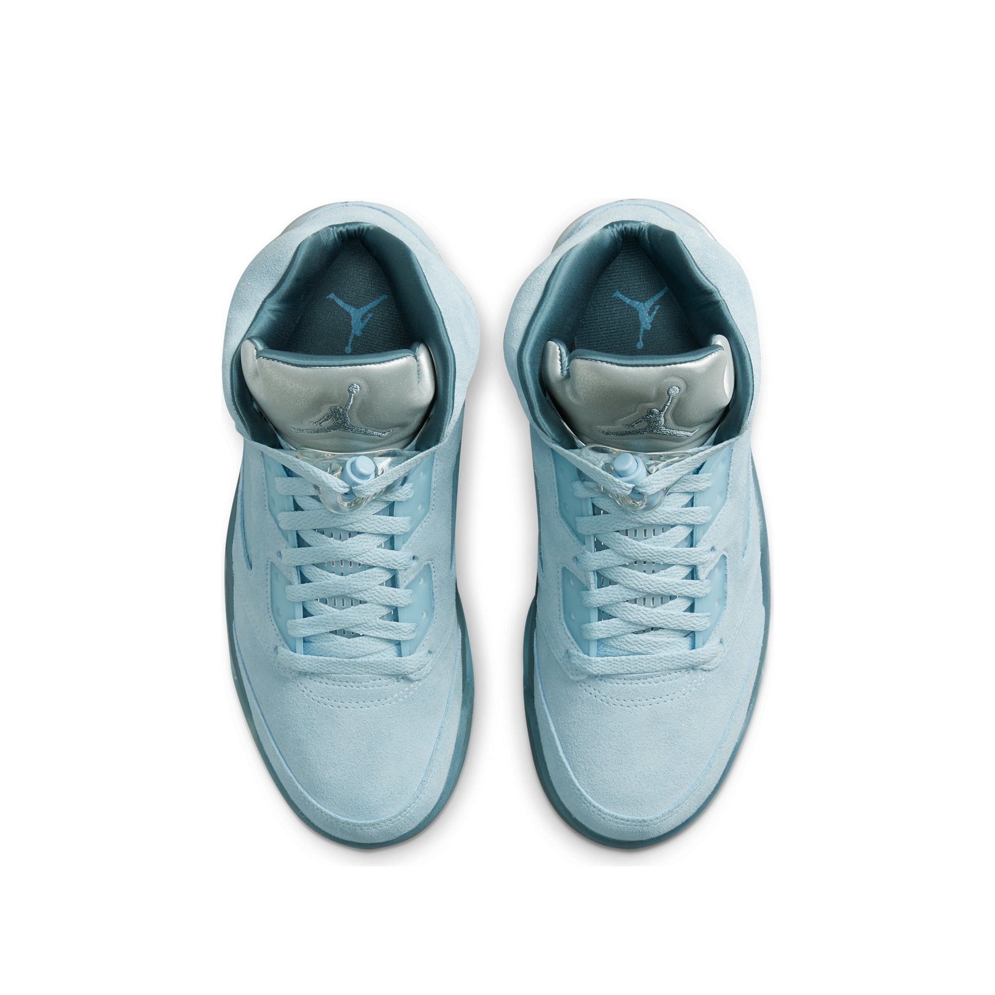 Air Jordan Womens 5 Retro Shoes 'Ice/Blue'