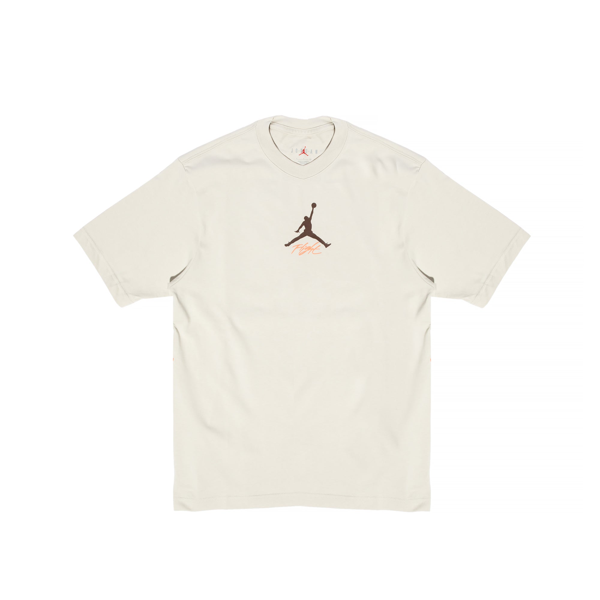 Air Jordan Mens Flight Heritage Tshirt 'Light Bone'