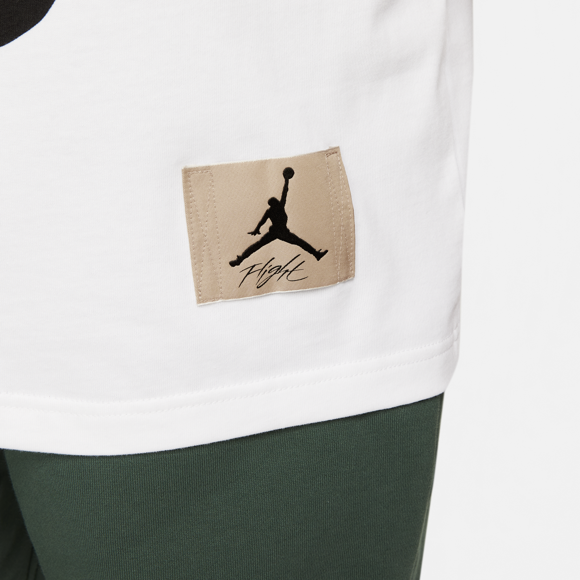 Air Jordan Mens Flight Heritage Tshirt 'White'