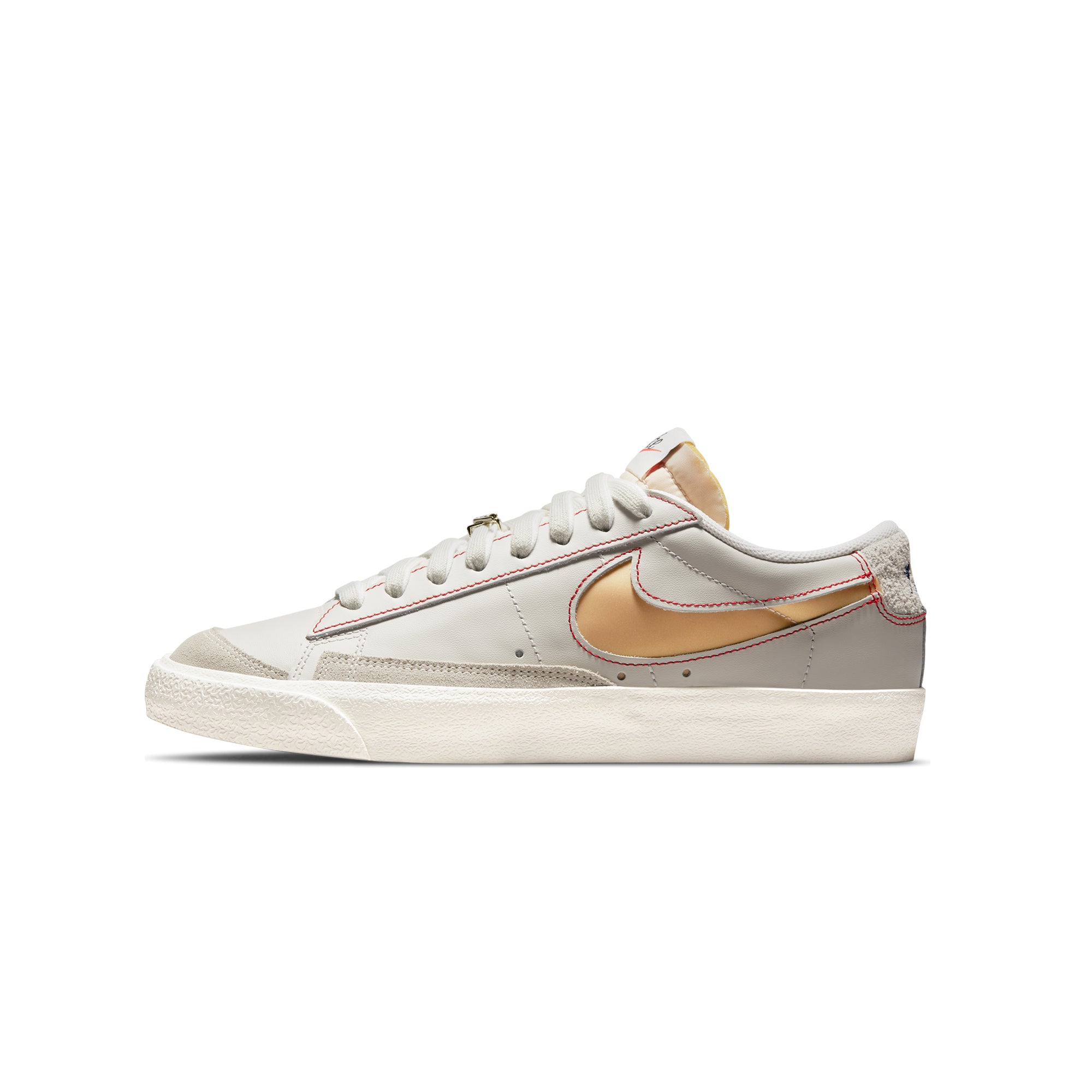 Nike Mens Blazer Low '77 PRM Shoes Light Bone/Summit White