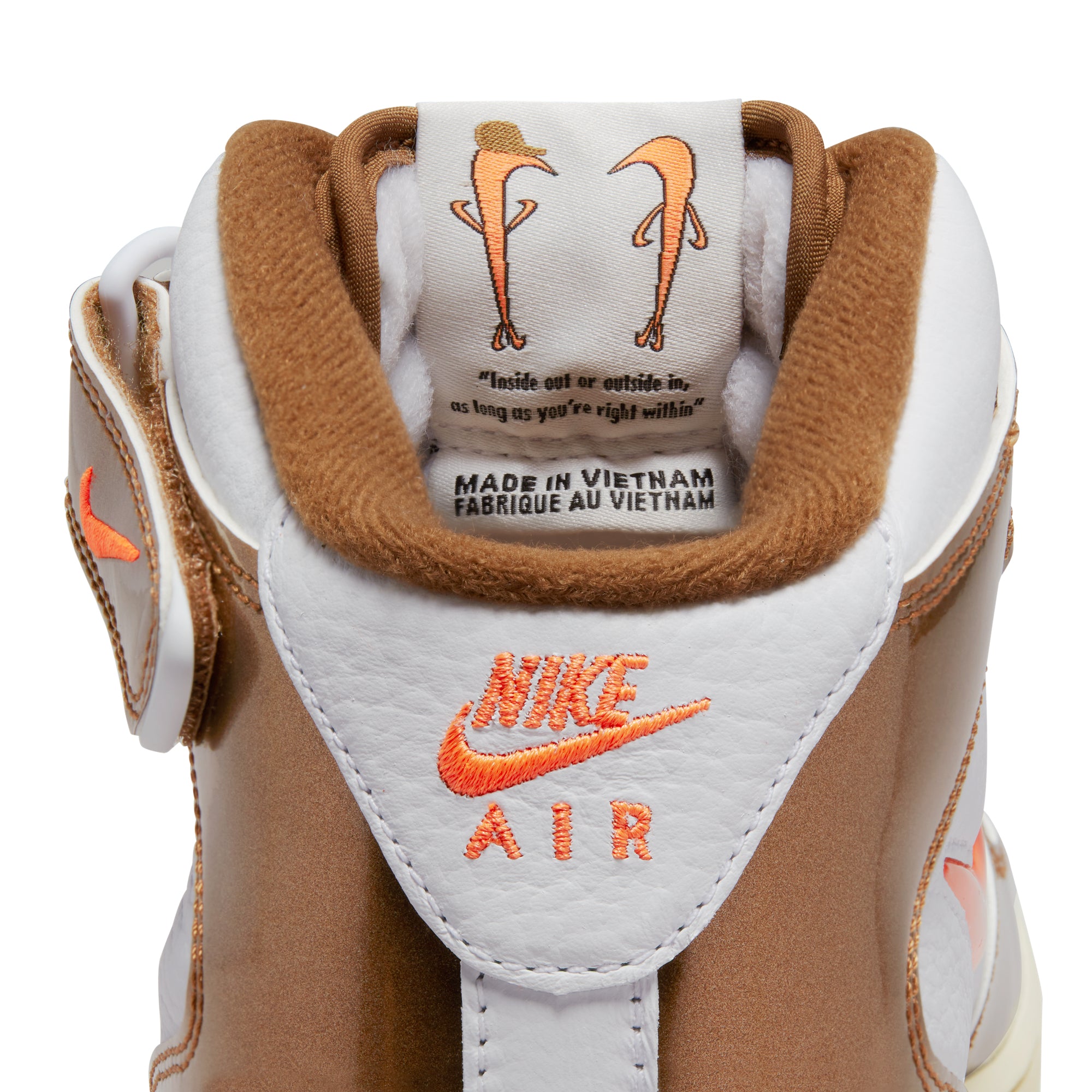  Nike Mens Air Force 1 Mid QS DH5623 100 Ale Brown - Size 7