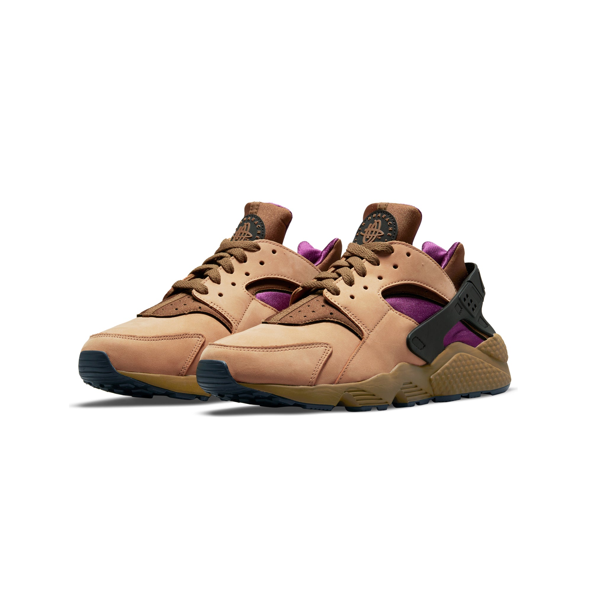 Nike Mens Air Huarache LE Shoes 'Praline/Umber-Vine-Black'