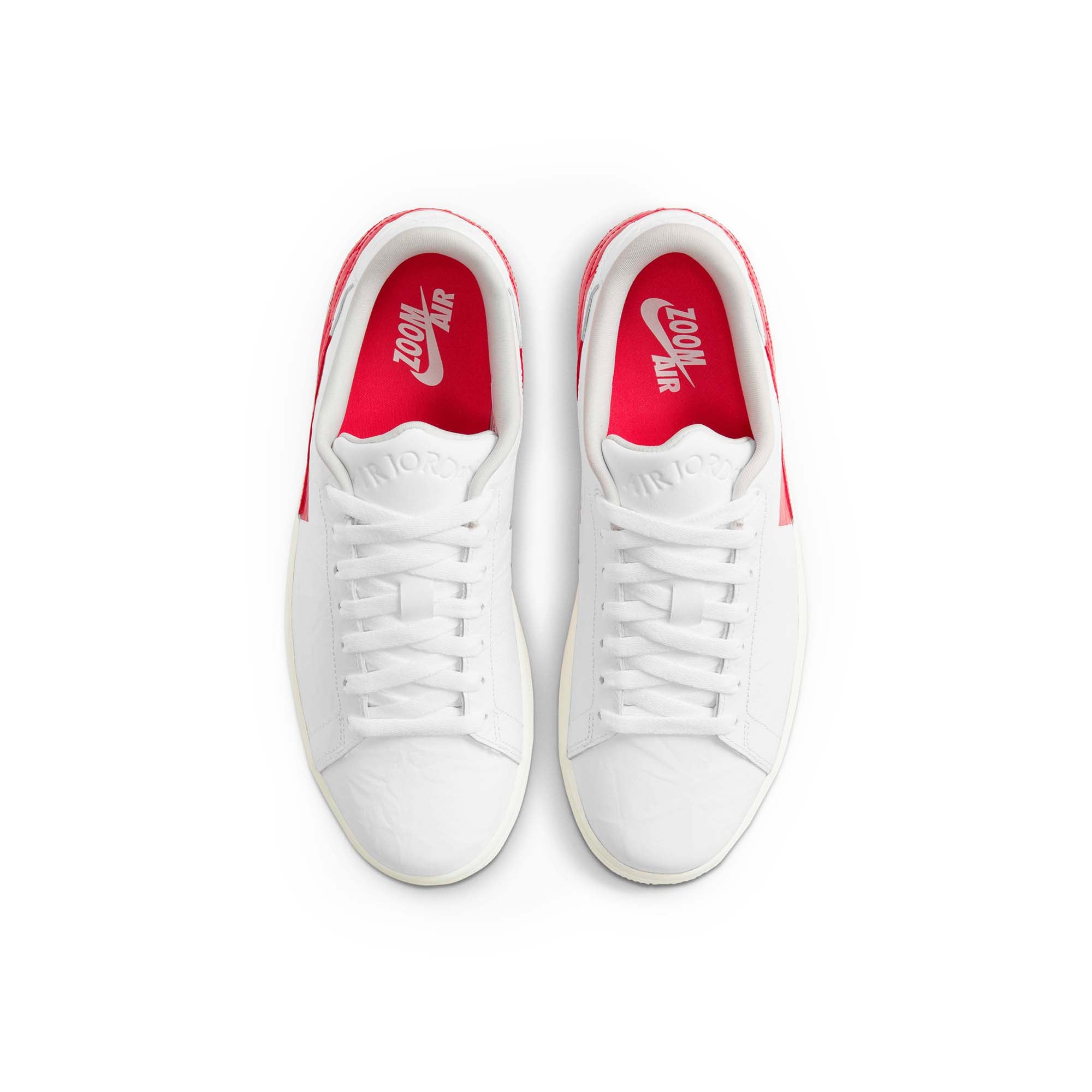 Air Jordan 1 Mens Centre Court 'White/University Red-Sail' Shoes