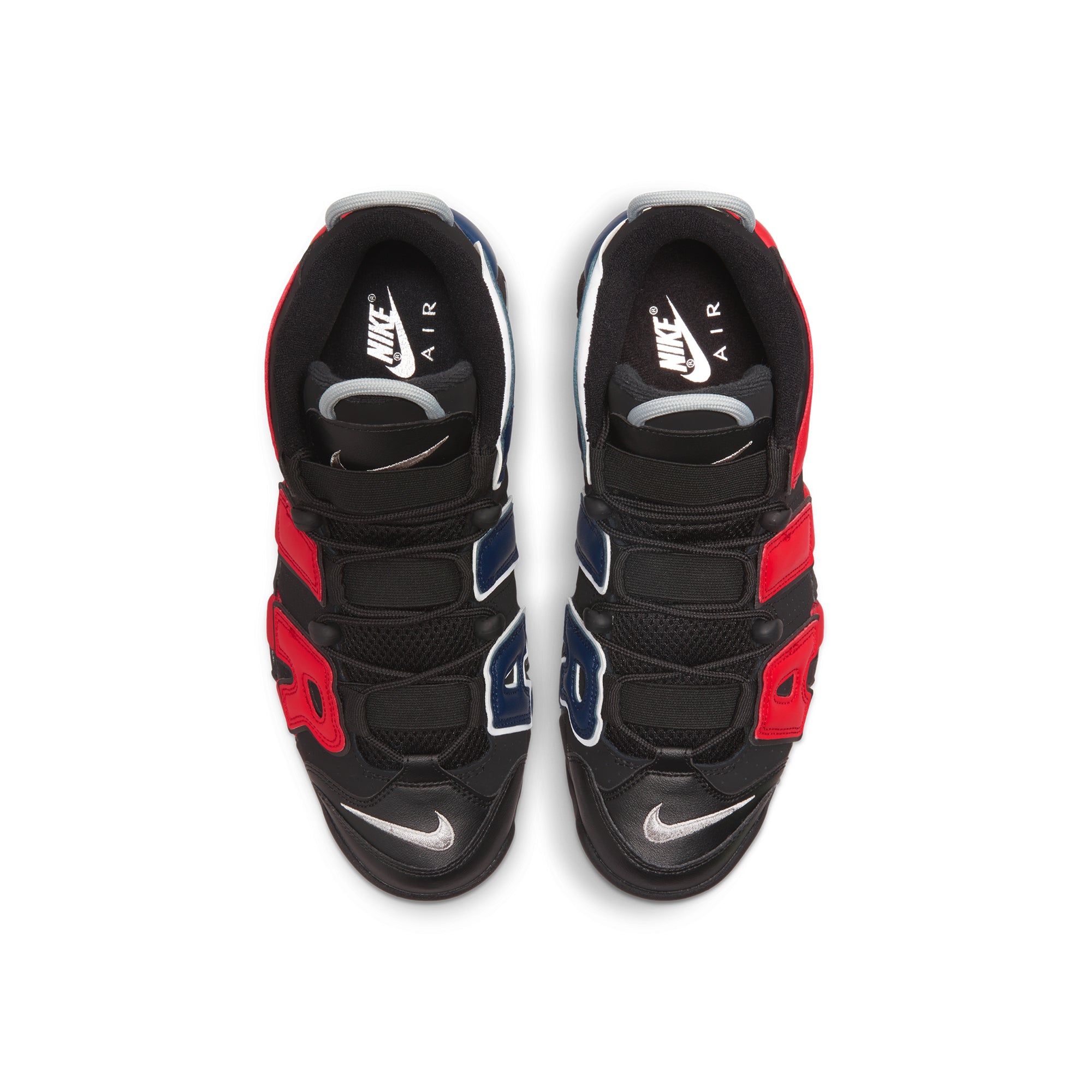 Nike Mens Air More Uptemp '96 Shoes 'Black/University Red'