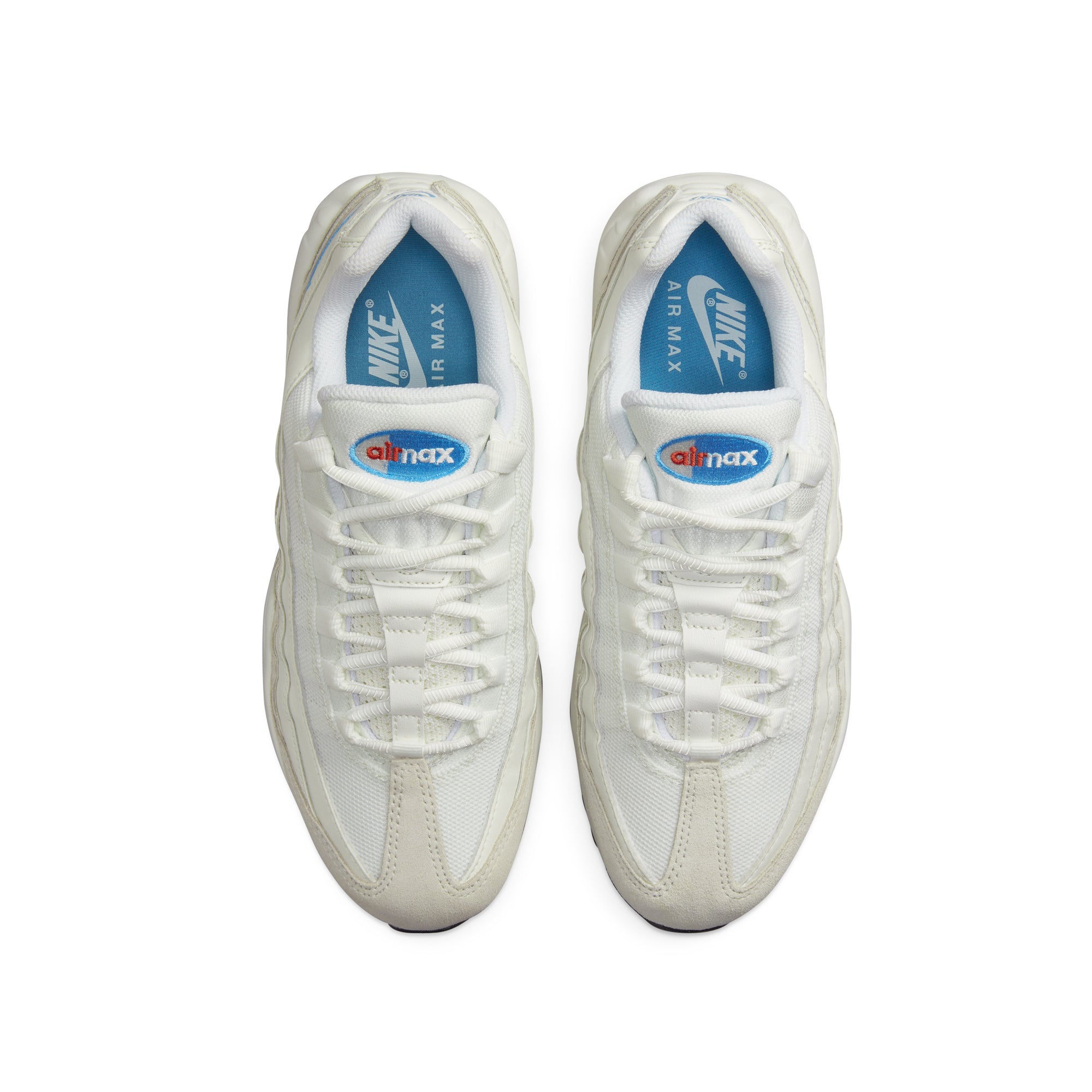 Nike Womens AIr Max 95 Shoes White/University Blue