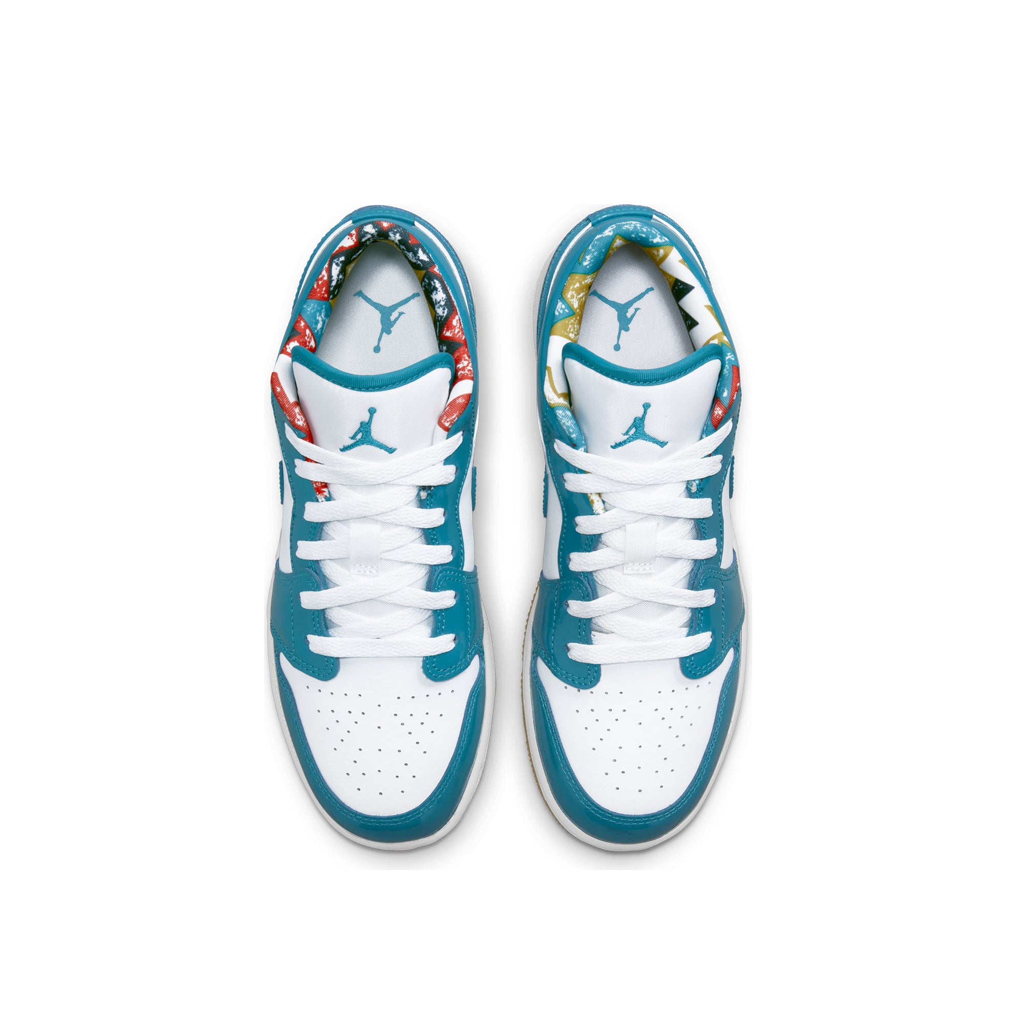 Air Jordan Kids 1 Low SE GS Shoes 'Cyber Teal'