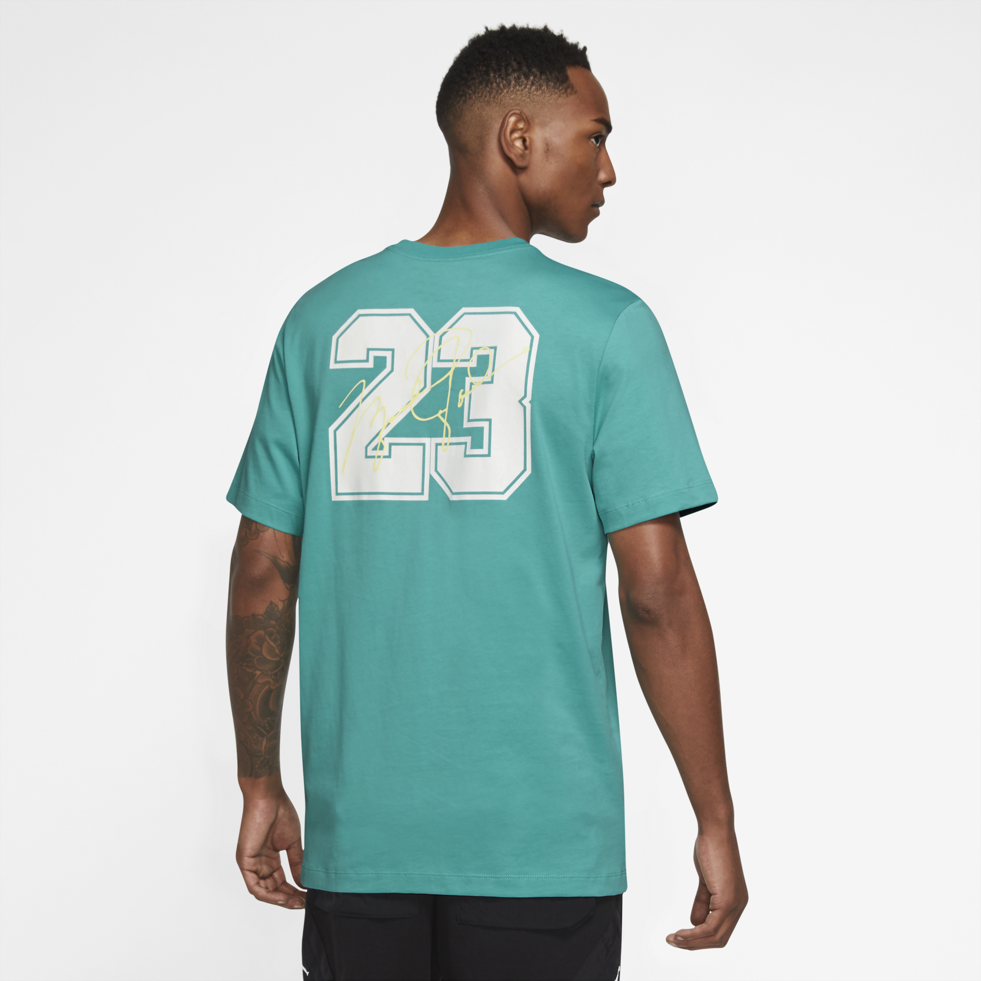 Air Jordan Mens Flight Graphic T-Shirt 'Washed Teal'