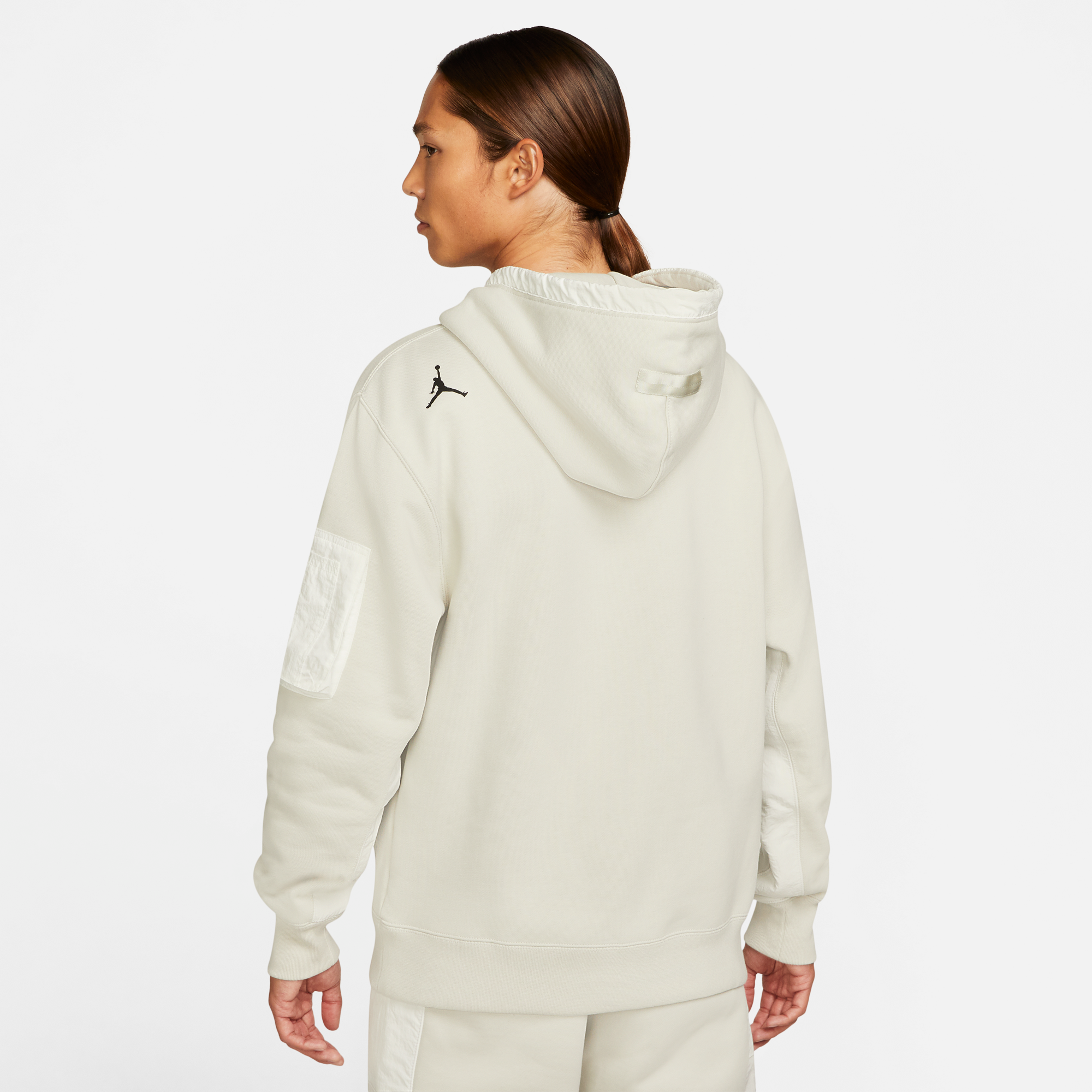 Air Jordan Mens 23 Engineered Fleece Hoodie 'Light Bone'