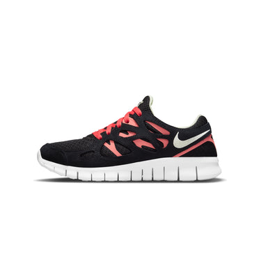 Nike Womens Free Run 2 Shoes 'Black/Lime/Ember'