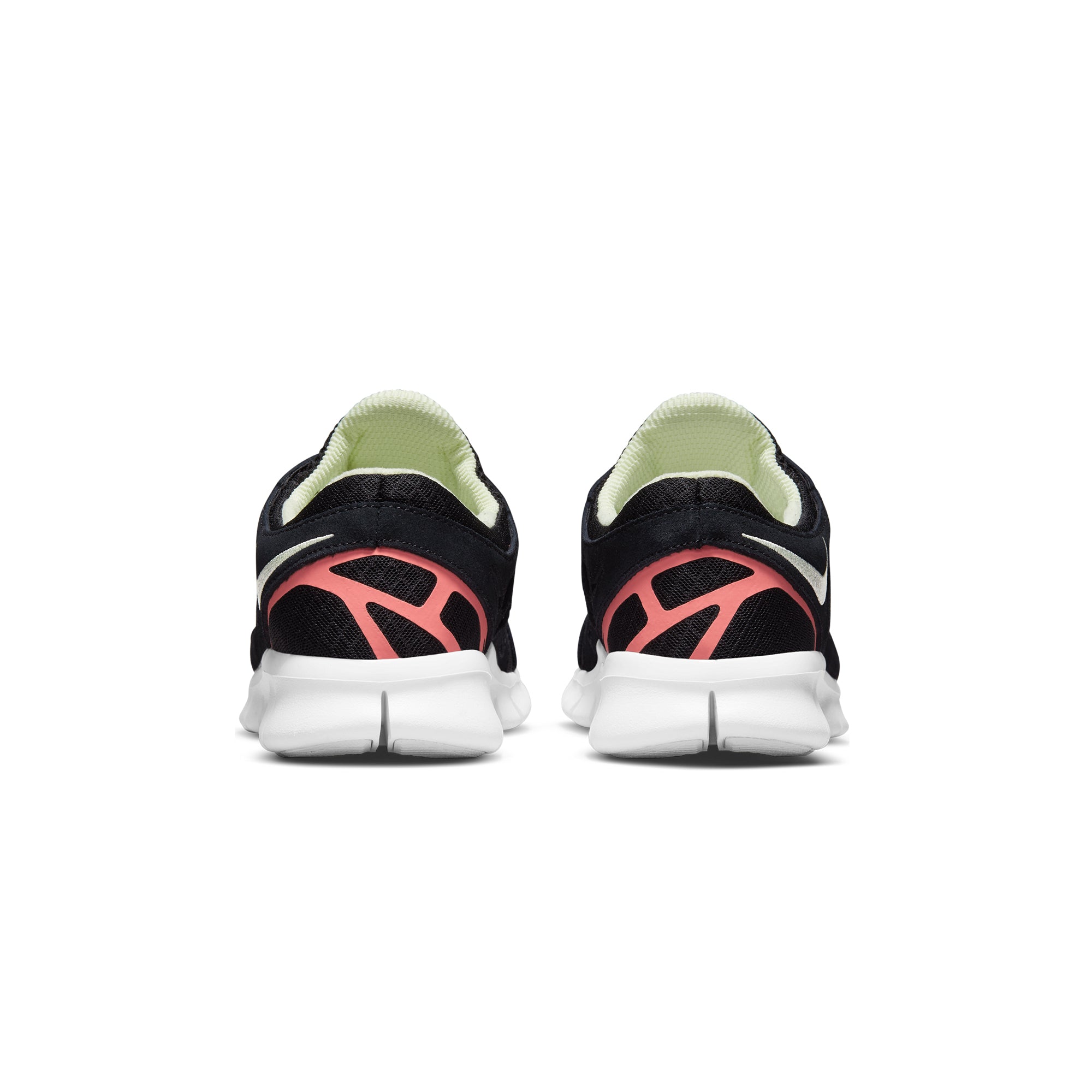 Nike Womens Free Run 2 Shoes 'Black/Lime/Ember'