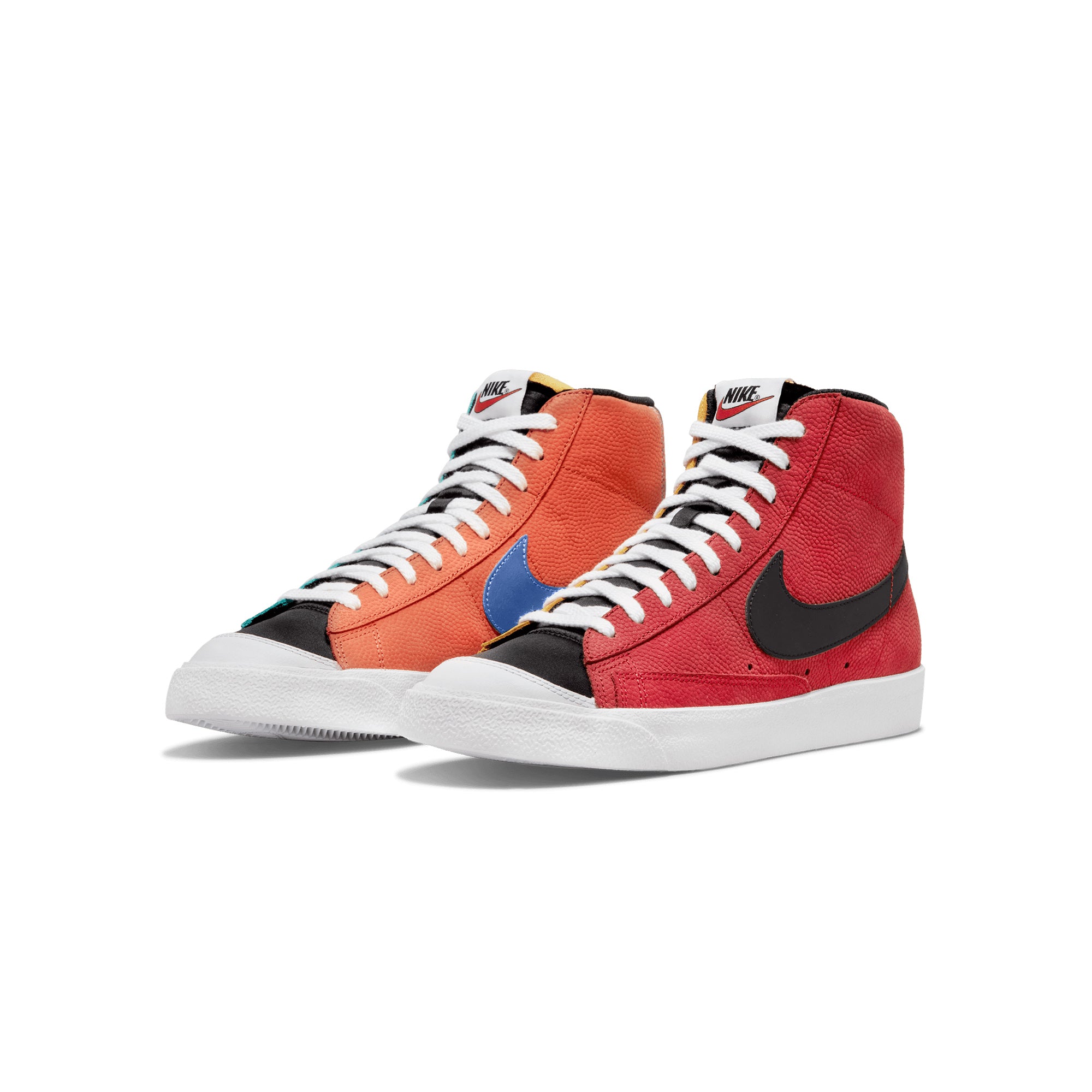 Nike Mens Blazer Mid '77 EMB Shoes 'Washed Teal/Gym Red-White'