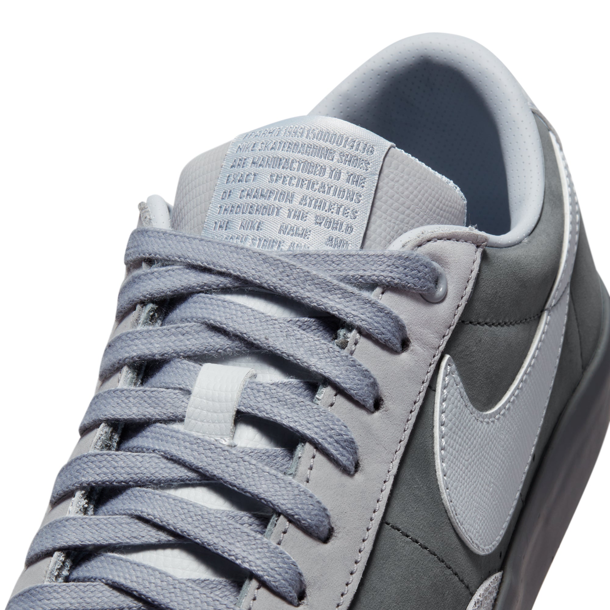 Nike SB Mens Zoom Blazer Low Shoes 'Cool Grey'