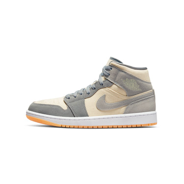 Air Jordan Mens 1 Mid SE Shoes 'Coconut Milk/Particle Grey'