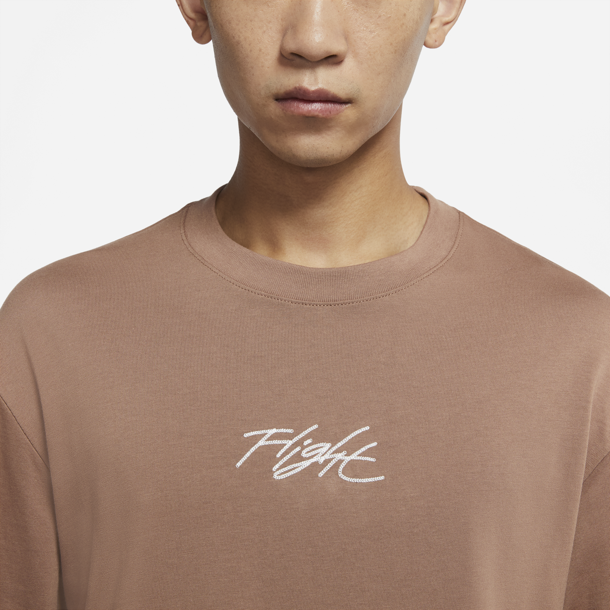 Air Jordan Mens Long Sleeve Tshirt 'Archaeo Brown'