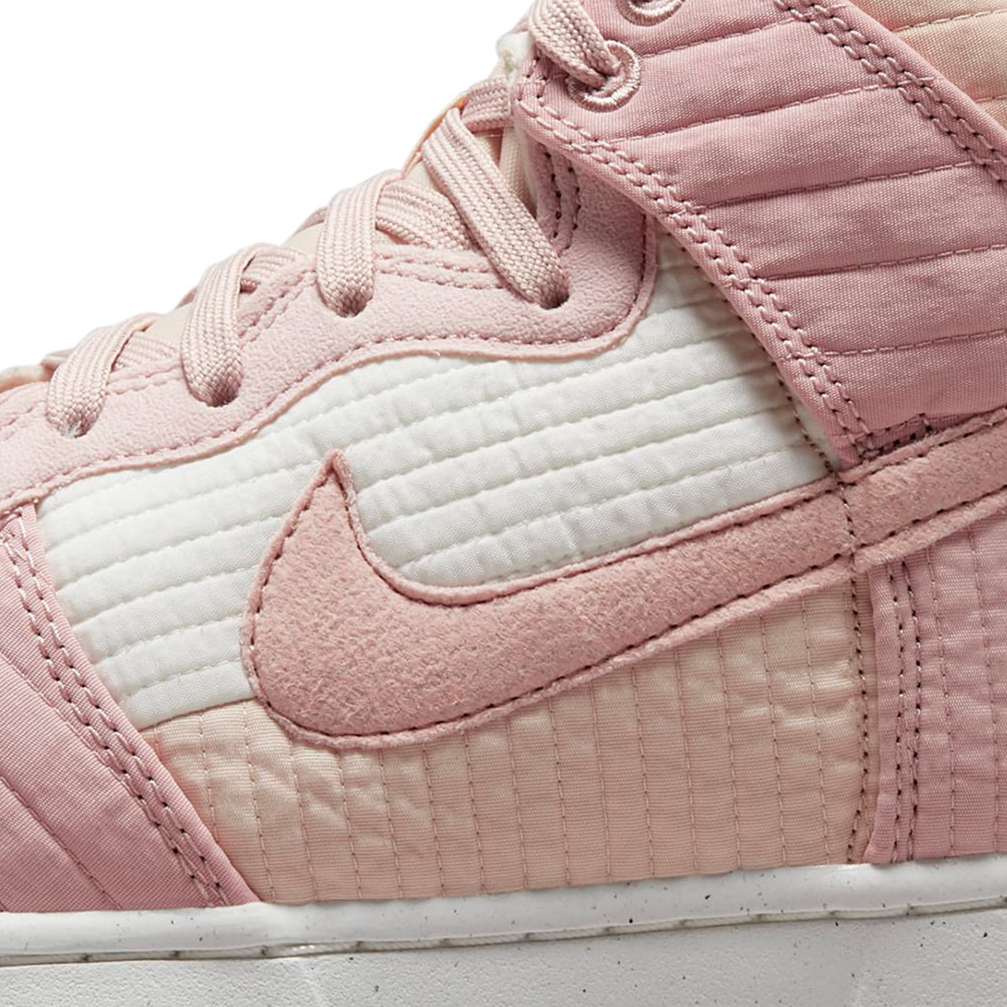 Nike Womens Dunk High LX Next Nature Pink Oxford Shoes