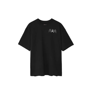 Air Jordan Womens (Her)itage Oversized Graphic T-Shirt 'Black'