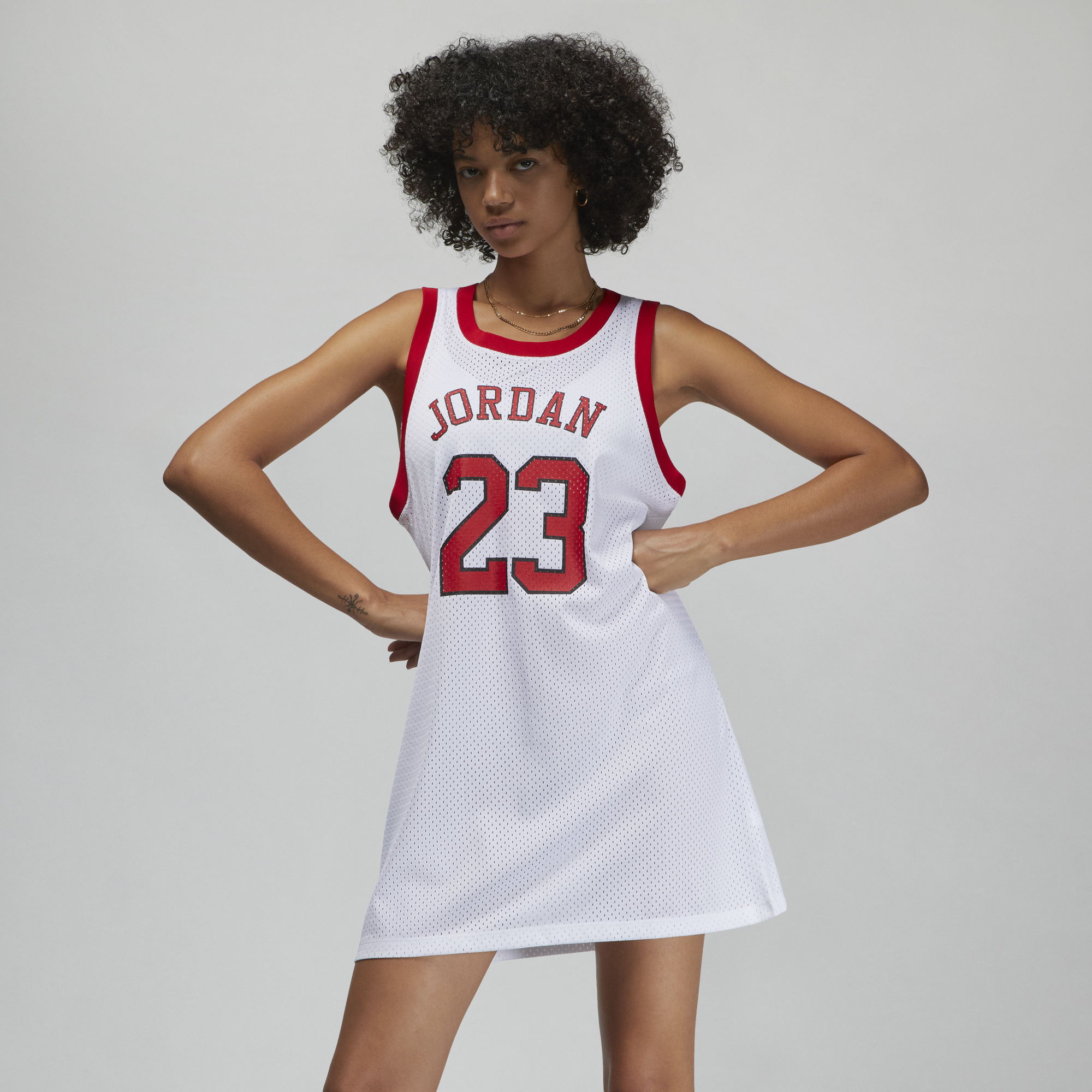 women's jordan 23 jersey dress Jordan Girls' 23 Jersey Dress, Medium, Black