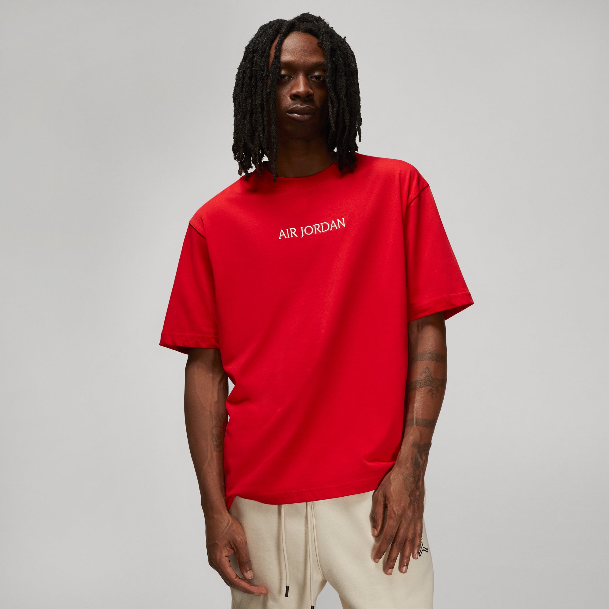 Air Jordan Mens SS Tee Red