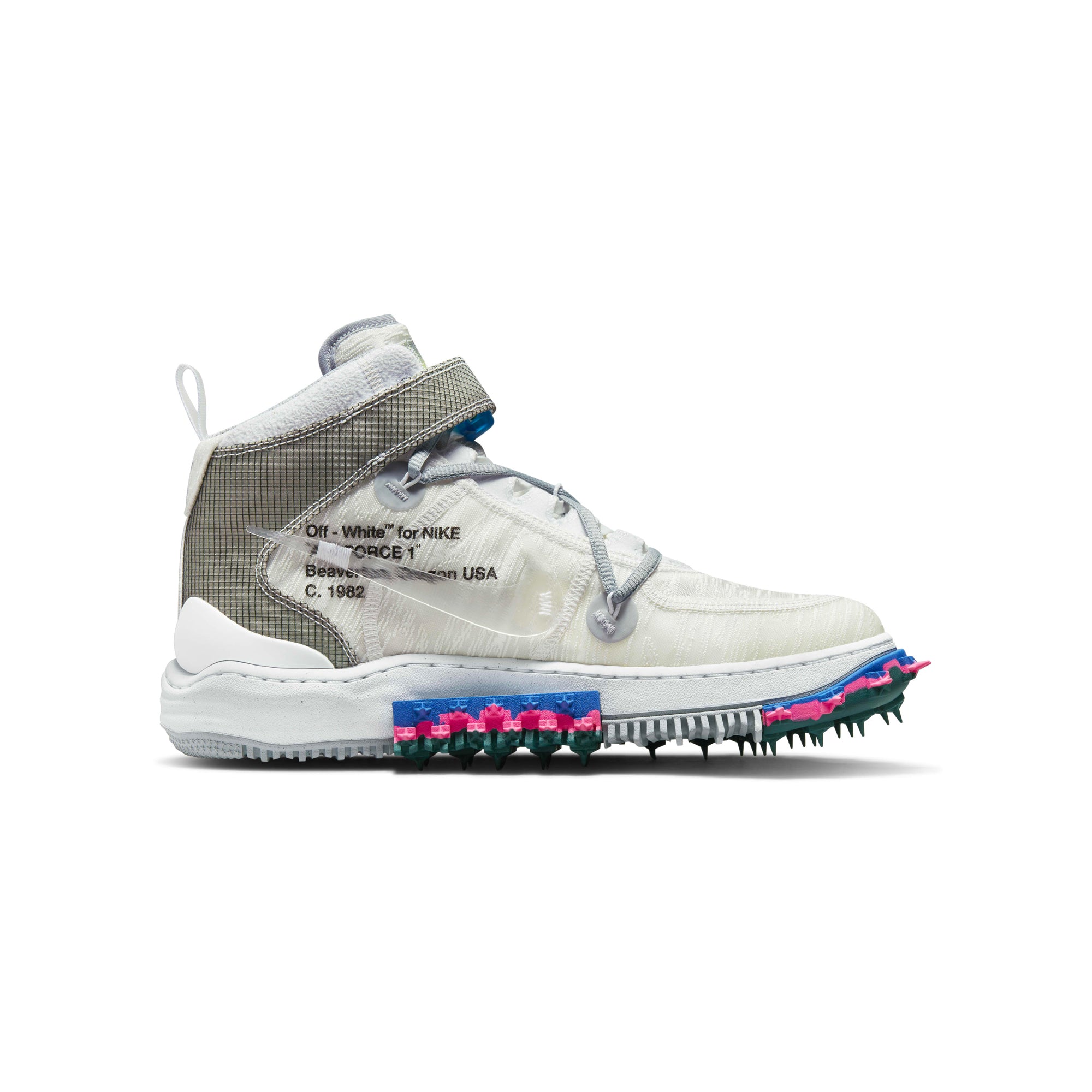 Nike Mens Air Force 1 Mid x Off-White Shoes