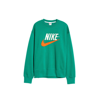 Nike Mens French Terry Crew Green