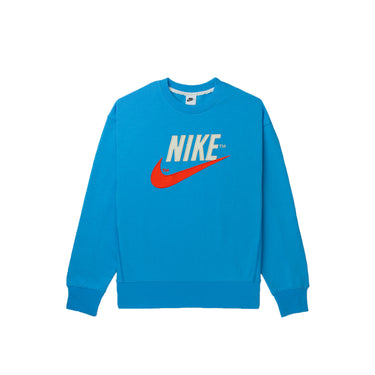 Nike Mens French Terry Crew Blue