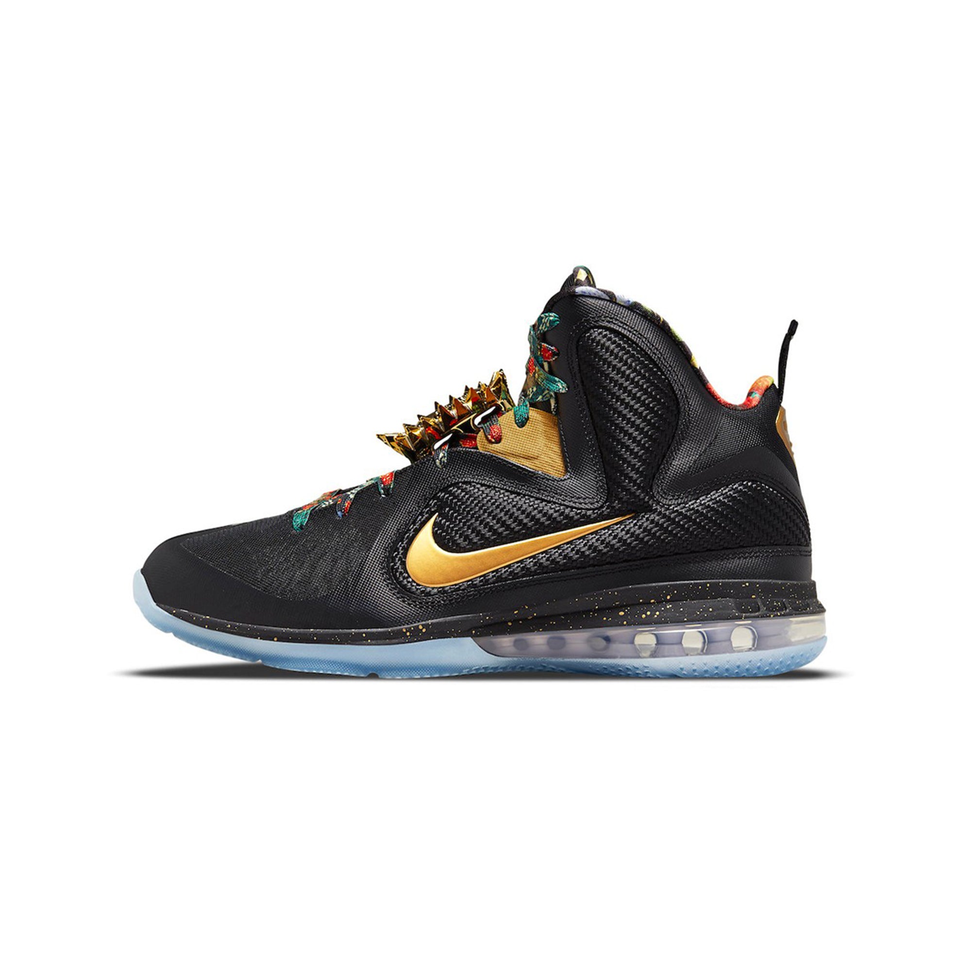 Nike Mens Lebron 9 Shoes 'Black/Metallic Gold'