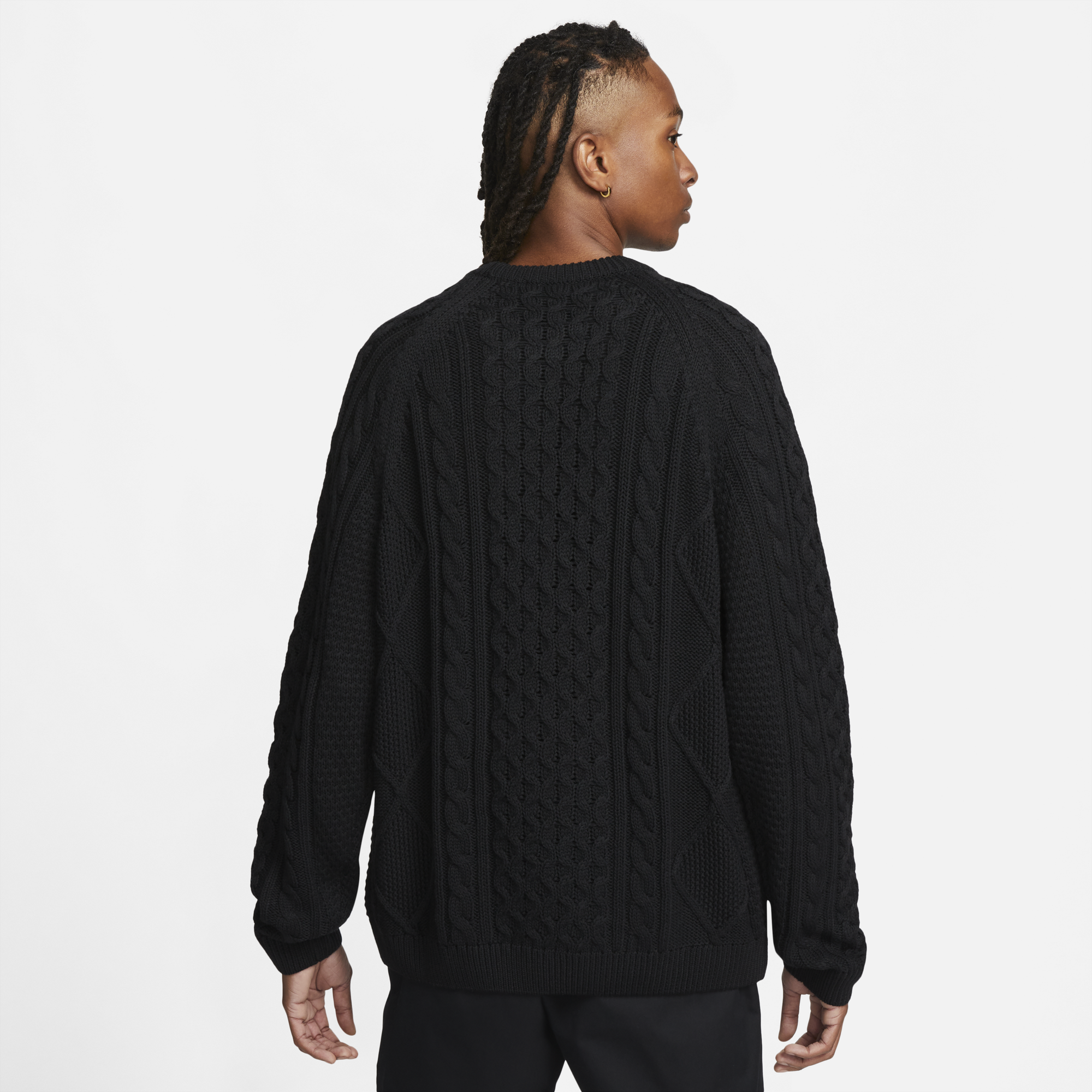 Nike Sportswear Mens Cable Knit Sweater