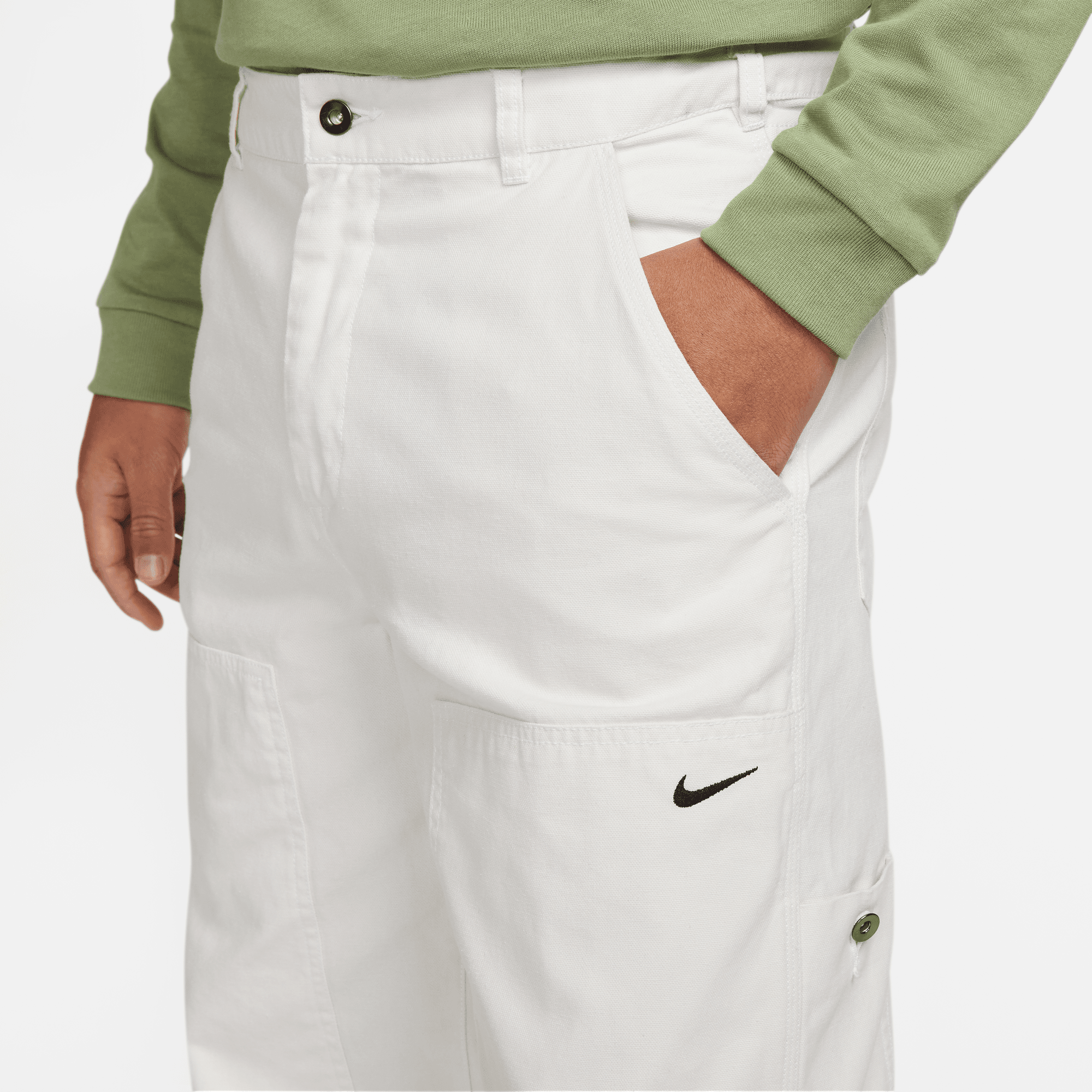 Nike Life Mens Double-Front Pants