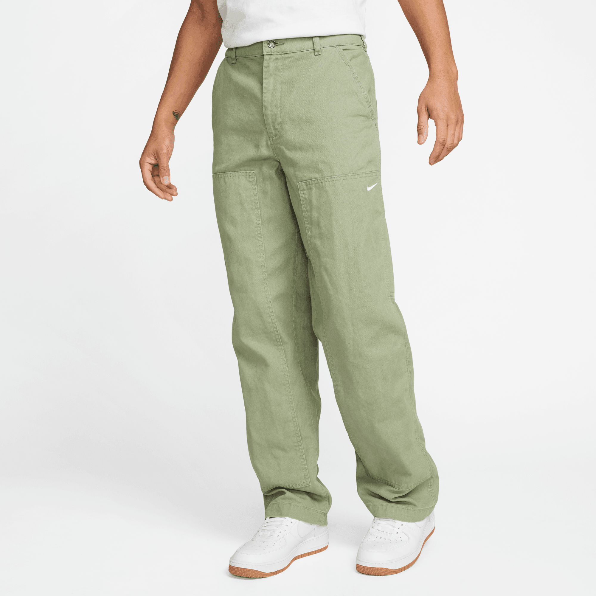 Nike Life Mens Double-Front Pants