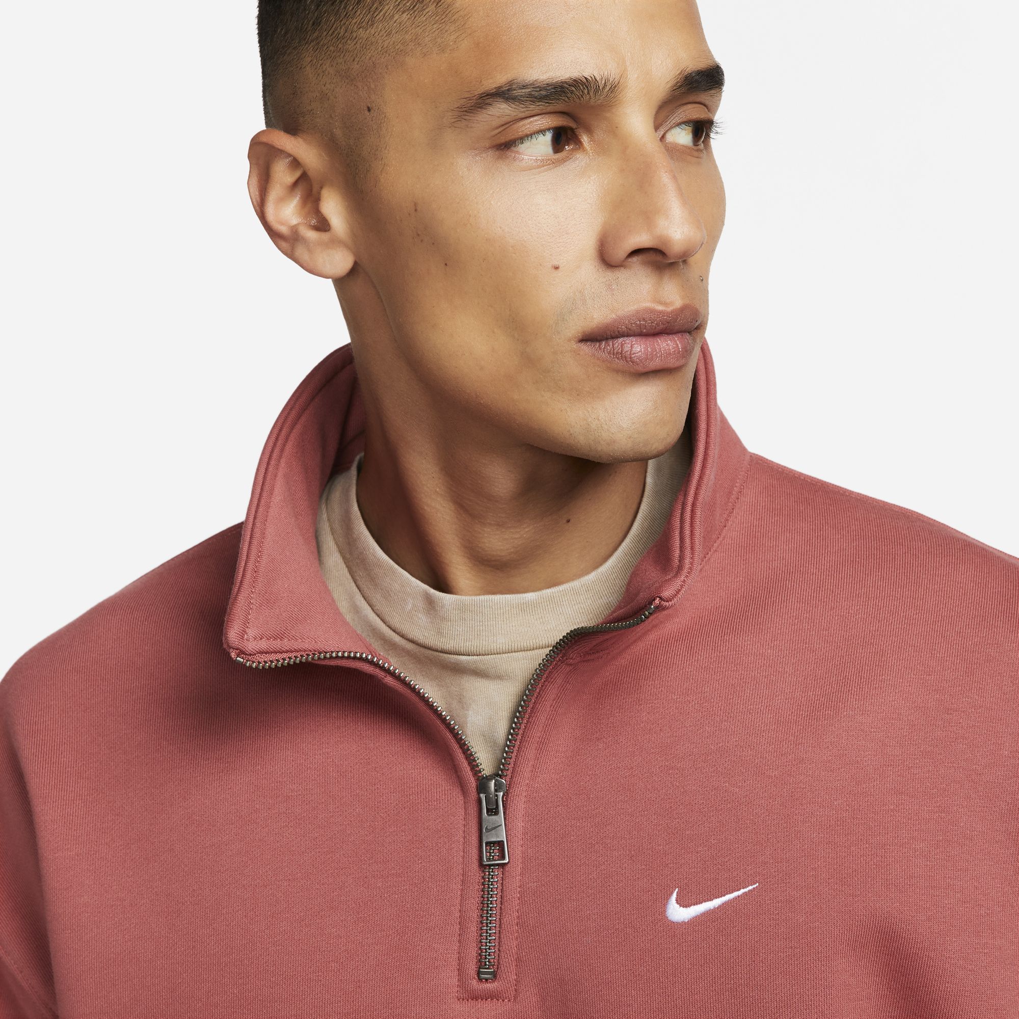 Nike Mens Solo Swoosh 1/4 Zip Top