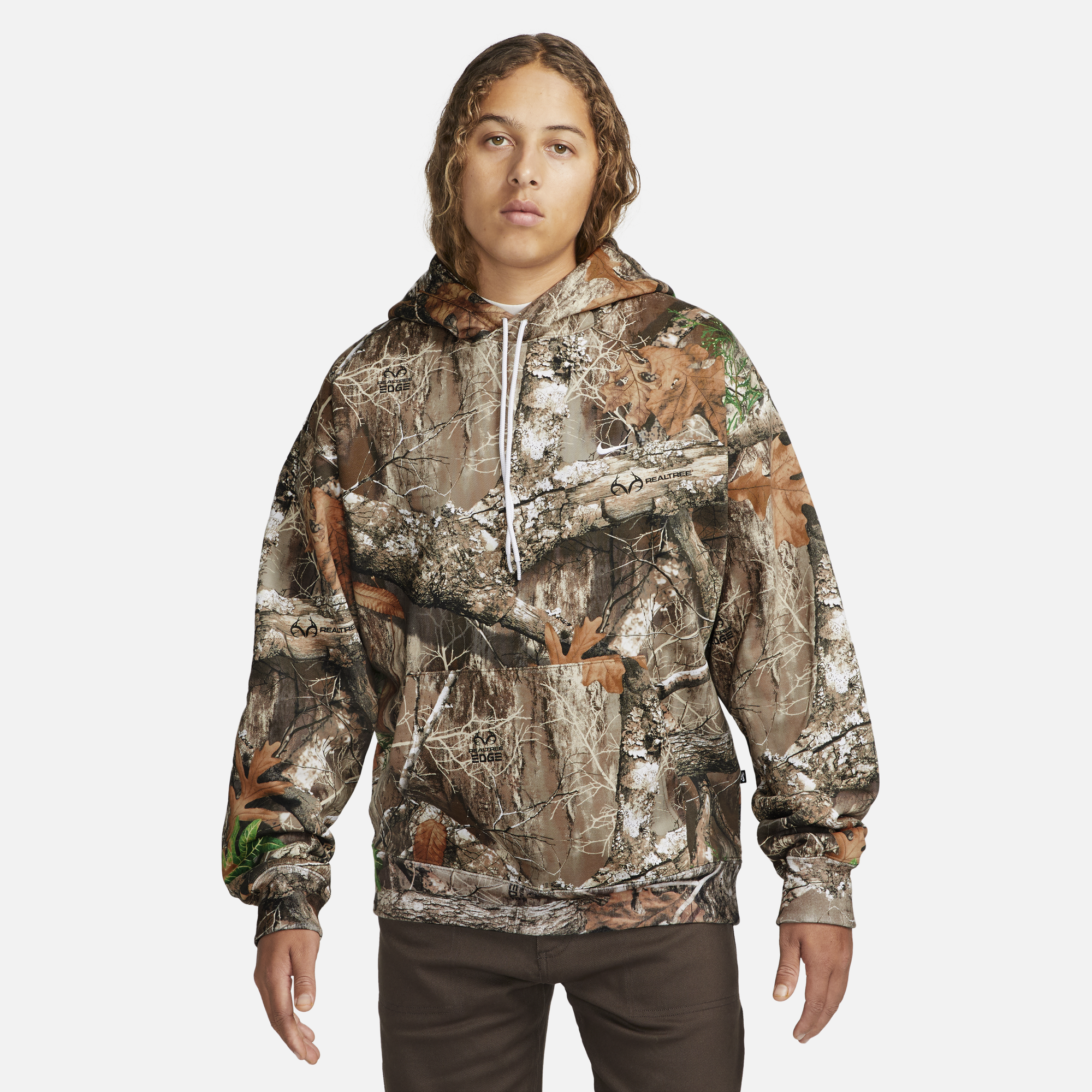 bonsai tree nike hoodie Nike SB Mens Fleece Realtree Allover Print Hoodie – Extra Butter