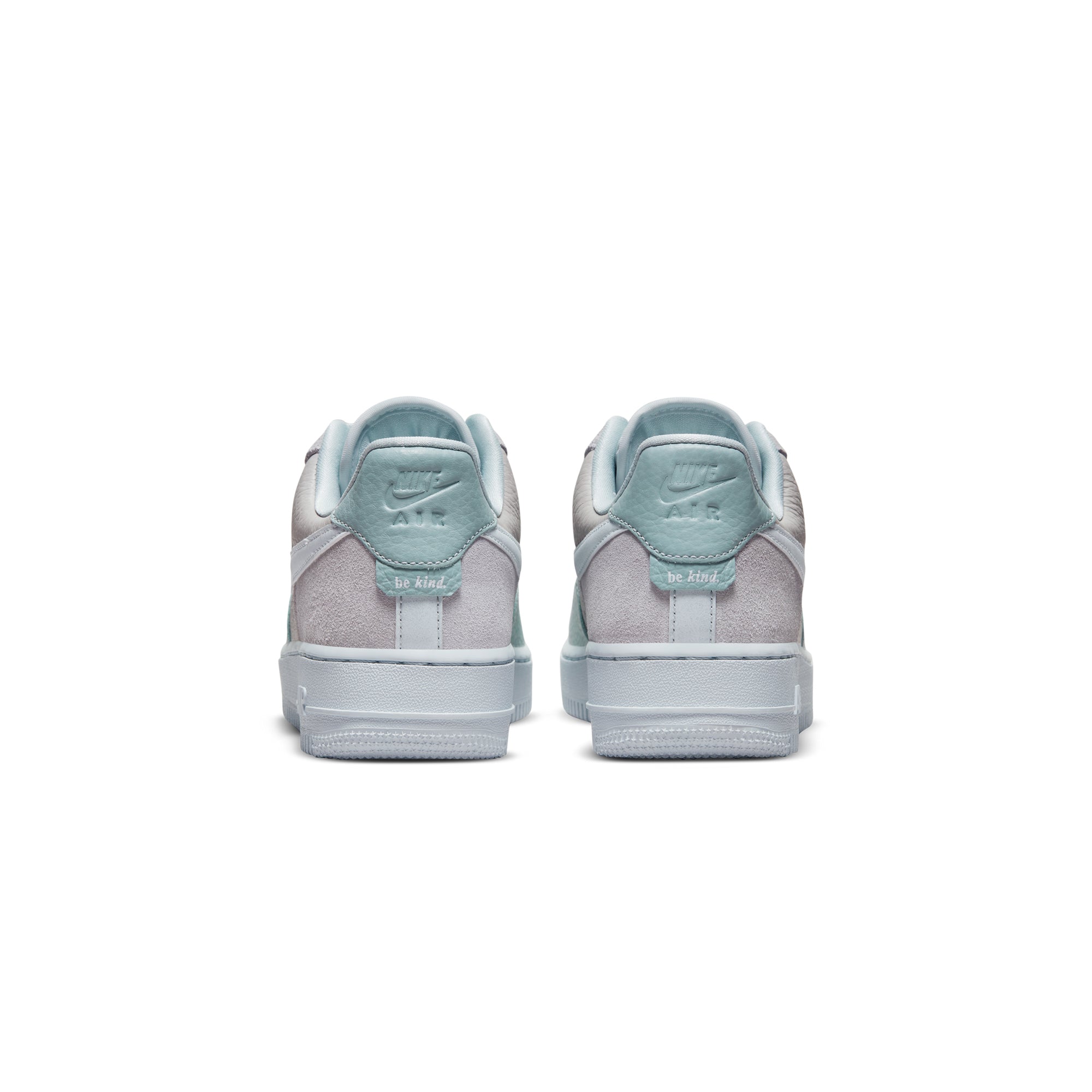 Nike Womens Air Force 1 '07 Shoes 'Football Grey/Aura Ocean Cube'