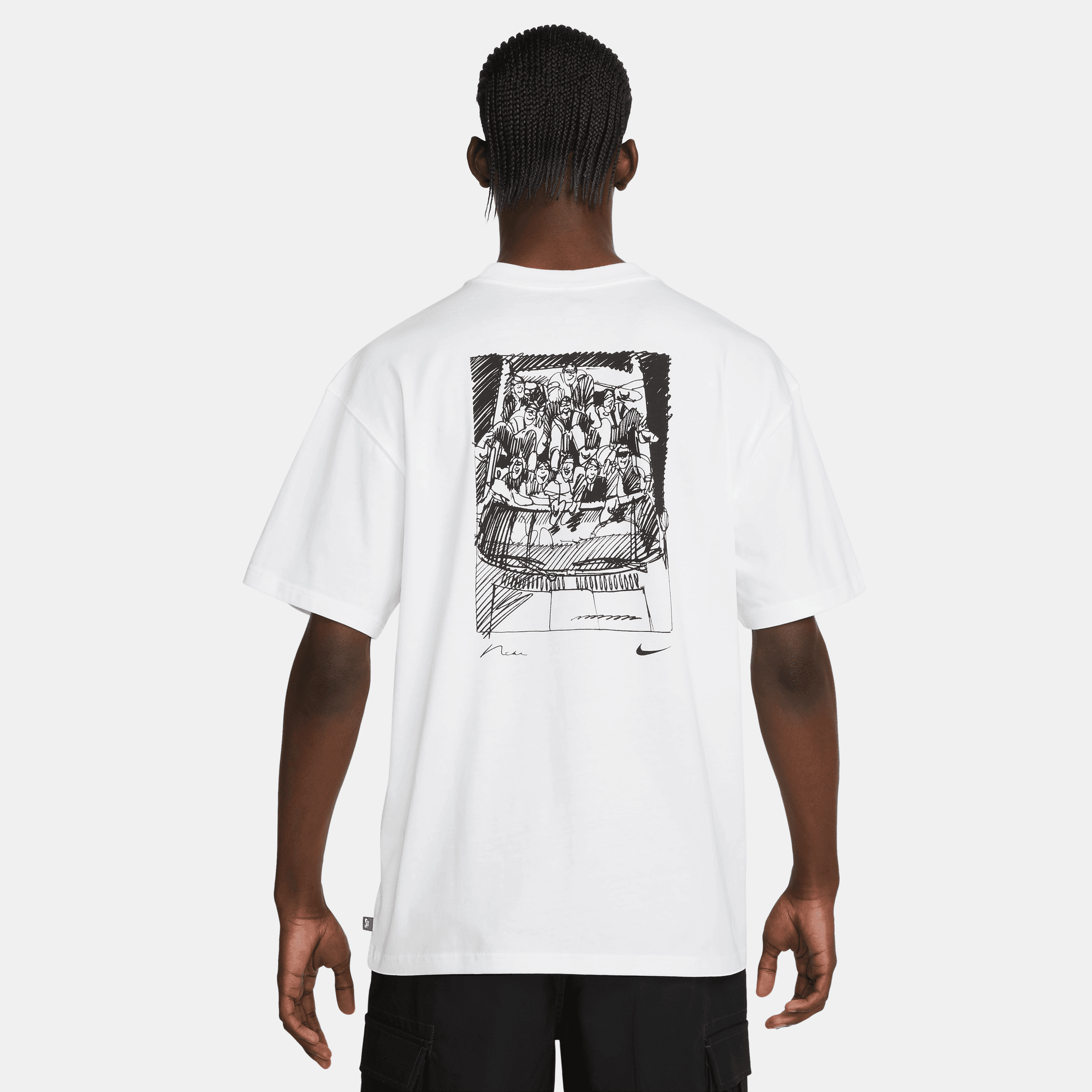 Nike SB Mens Skate SS Tee White