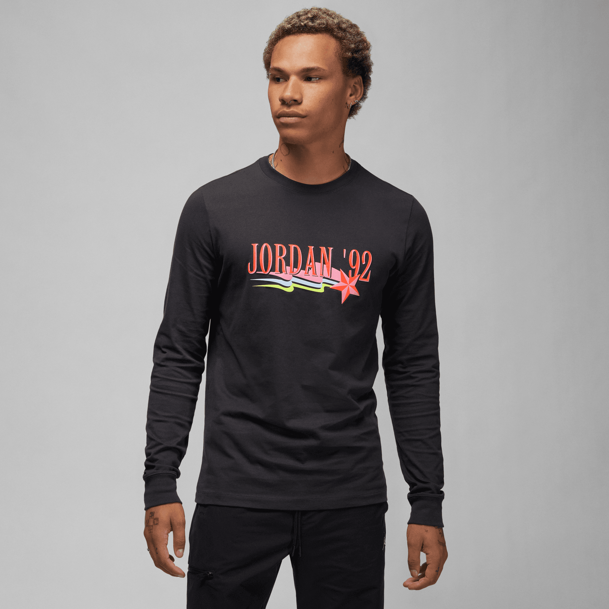 Air Jordan Mens LS Tee