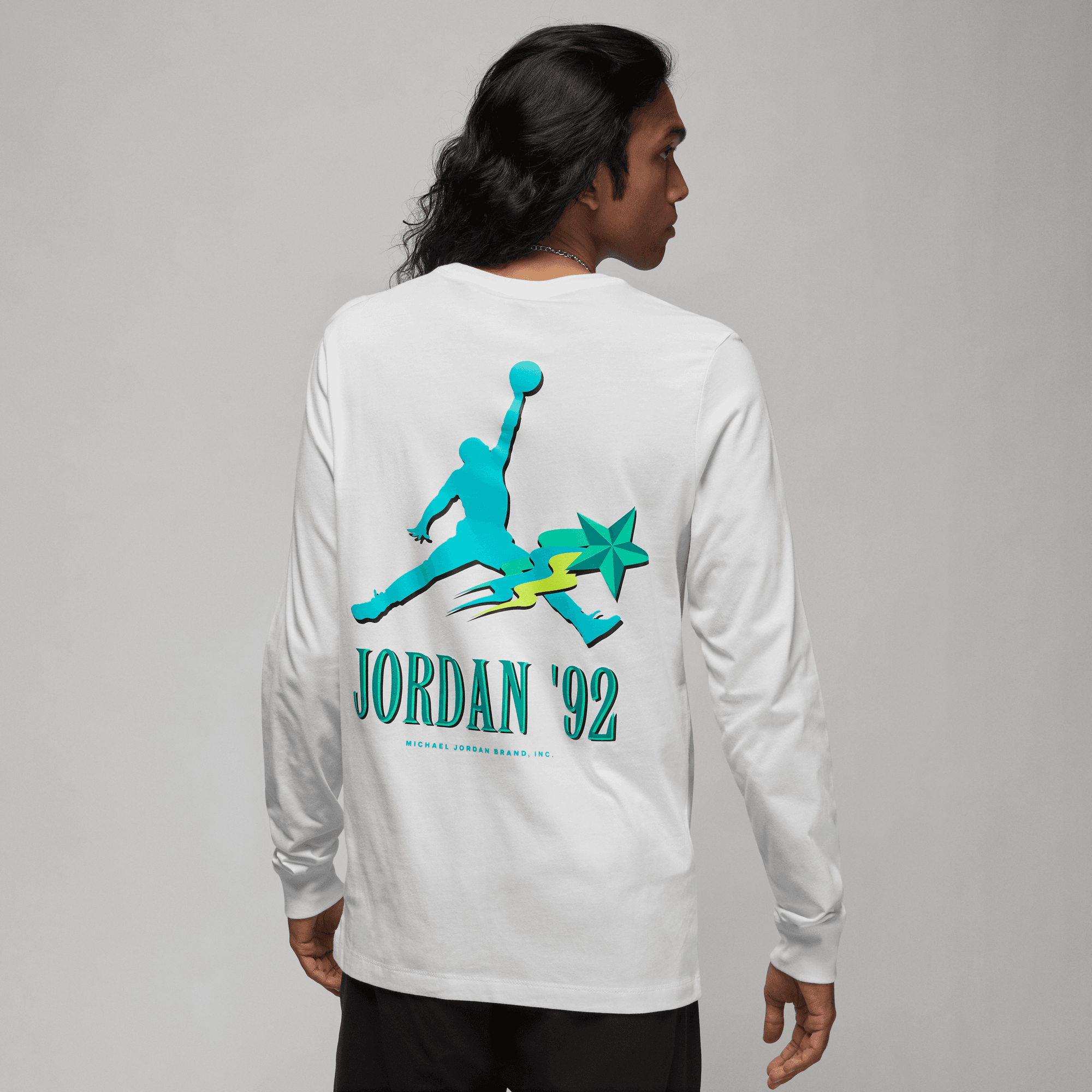 Air Jordan Mens LS Tee