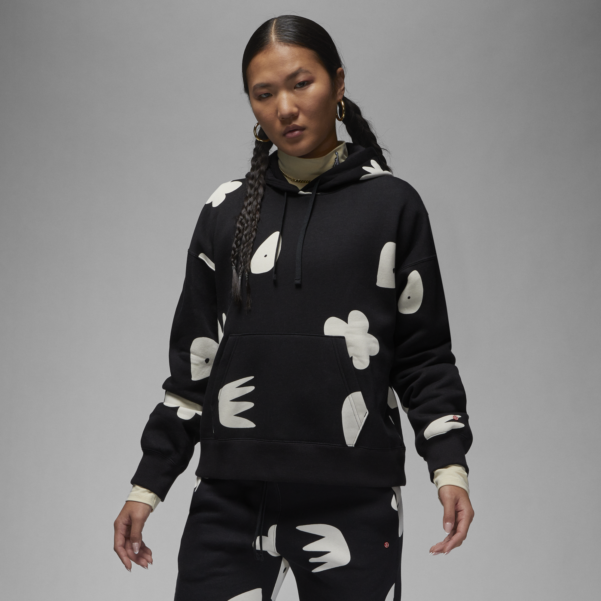 Air Jordan Artist Series by Mia Lee Womens Fleece Hoodie