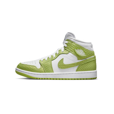 Air Jordan Womens 1 Mid SE Shoes Vivid Green