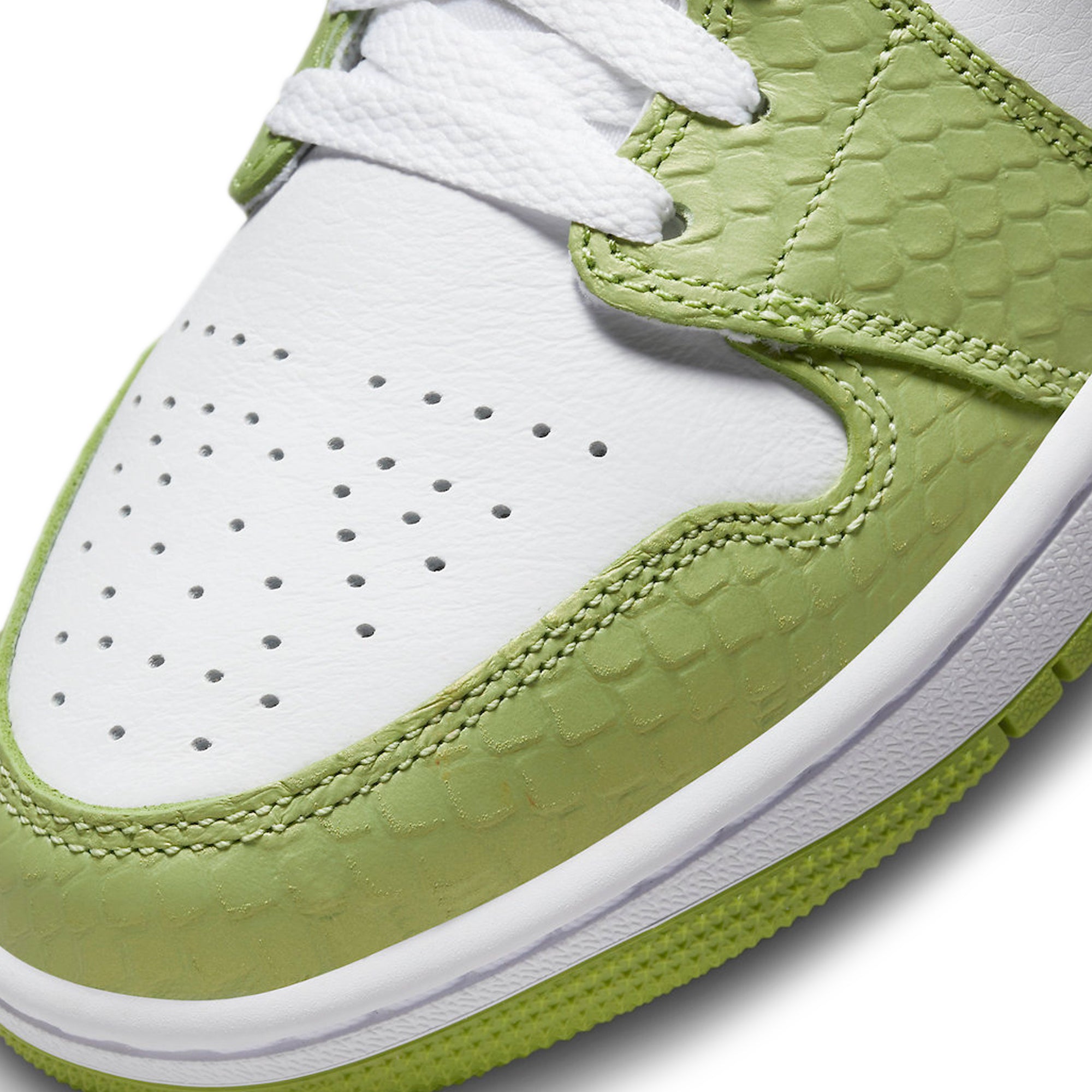 Air Jordan Womens 1 Mid SE Shoes Vivid Green