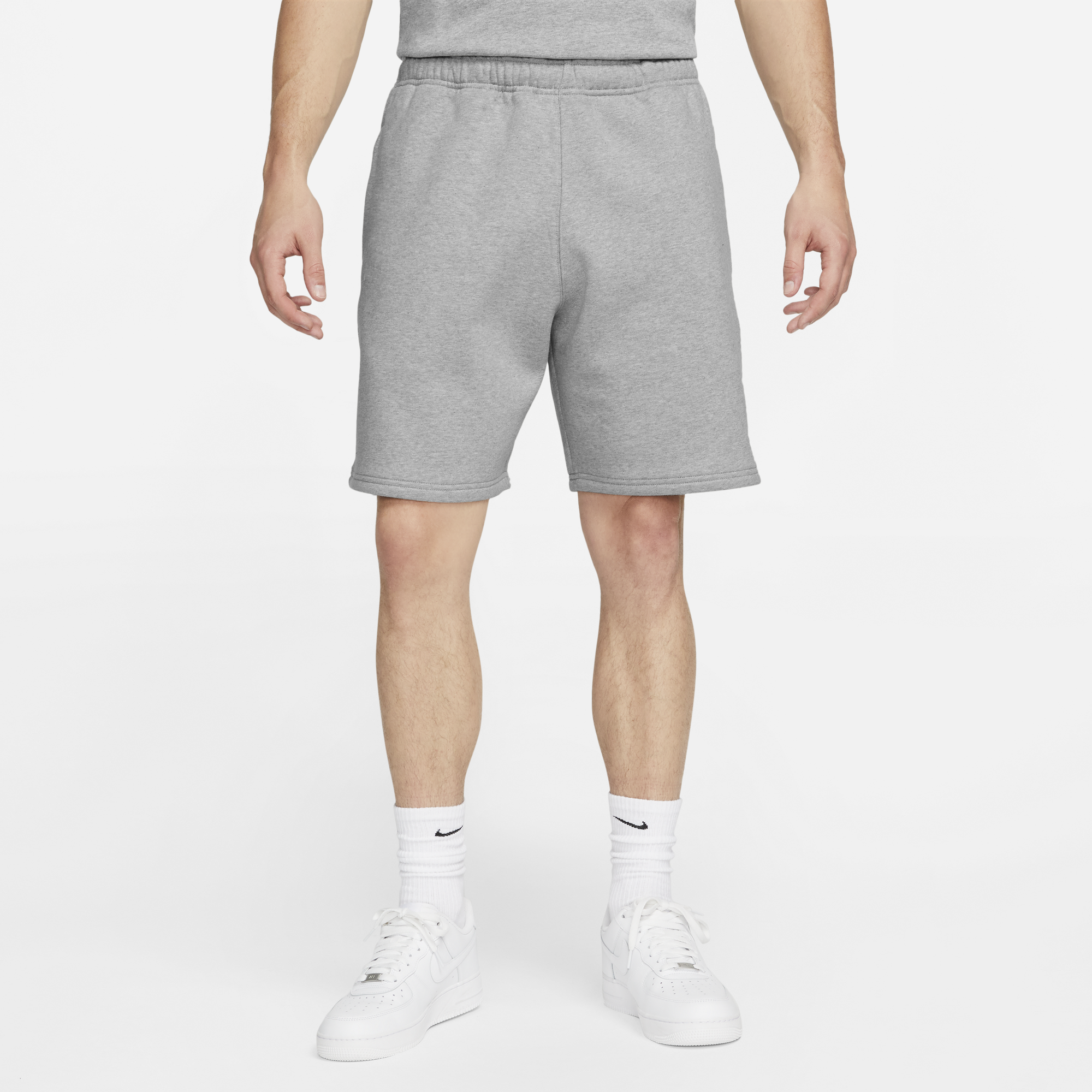 Nike Mens Solo Swoosh Fleece Shorts