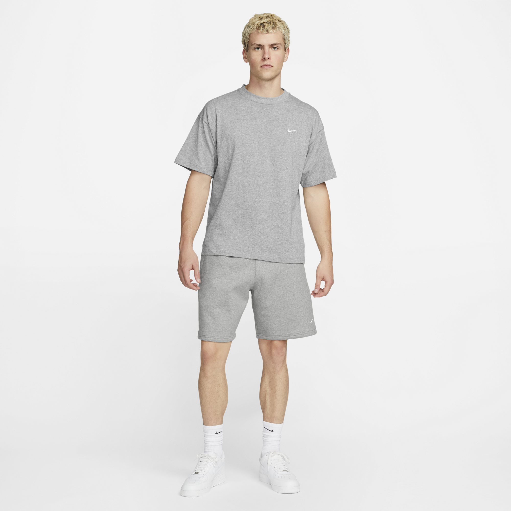 Nike Mens Solo Swoosh Fleece Shorts